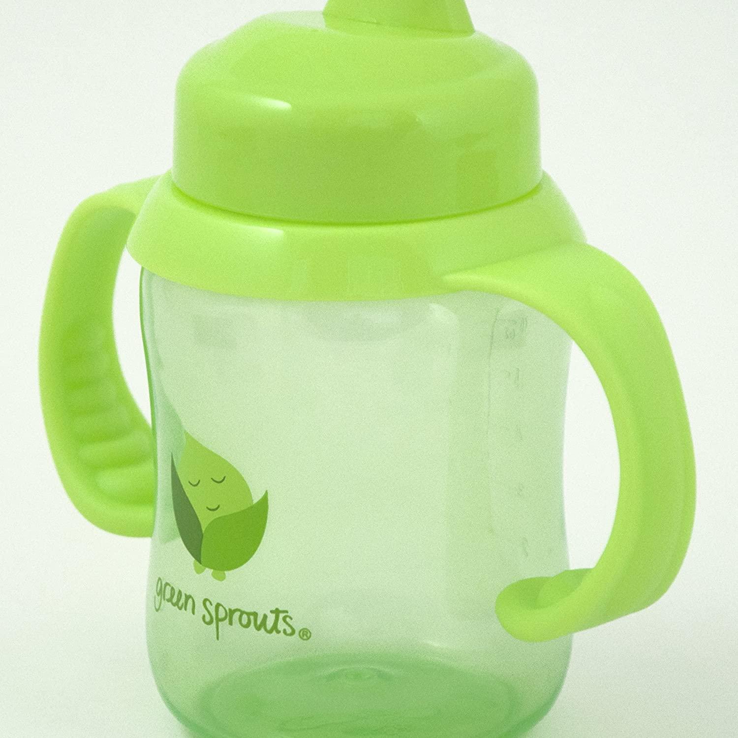 The First Years GreenGrown Reusable Spill-Proof Sippy Toddler Cups - Blue -  3pk/10oz