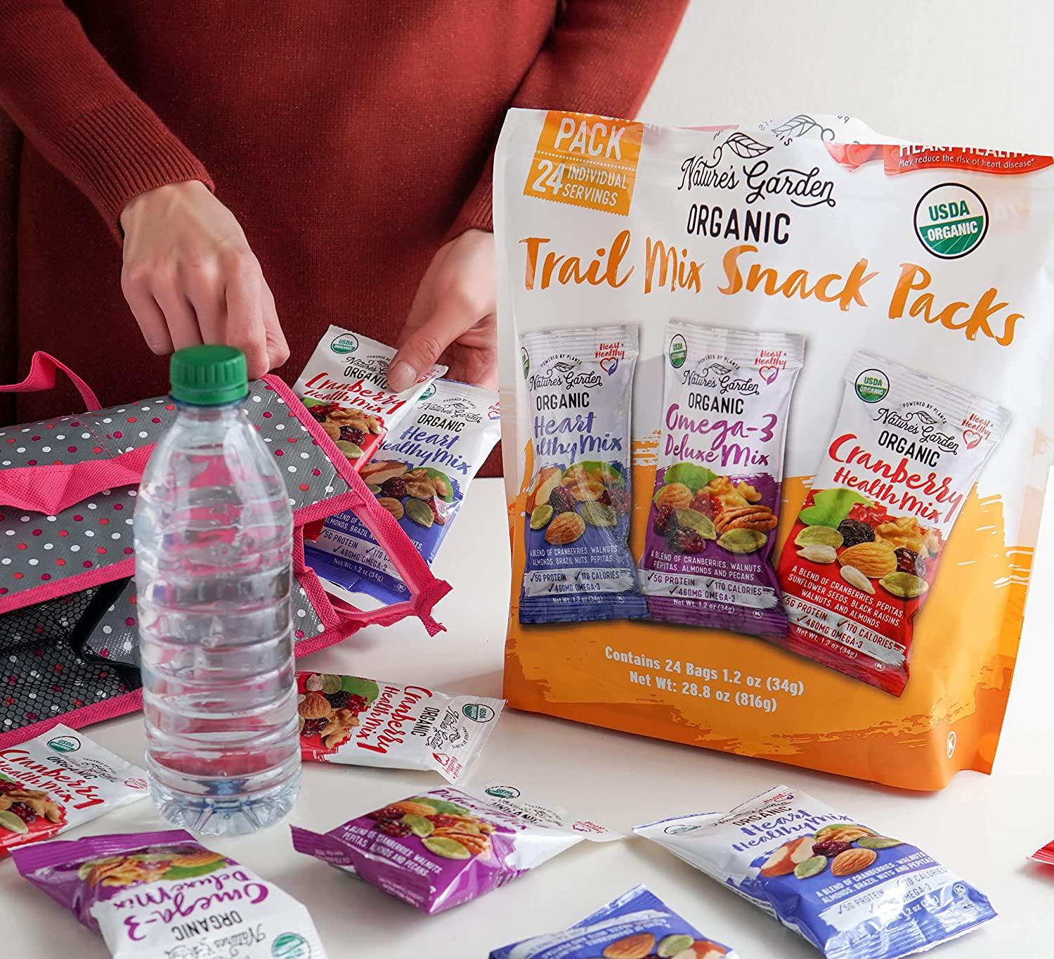 Nature's Garden Organic Trail Mix Snack Packs 28.8 oz. (24 Individual
