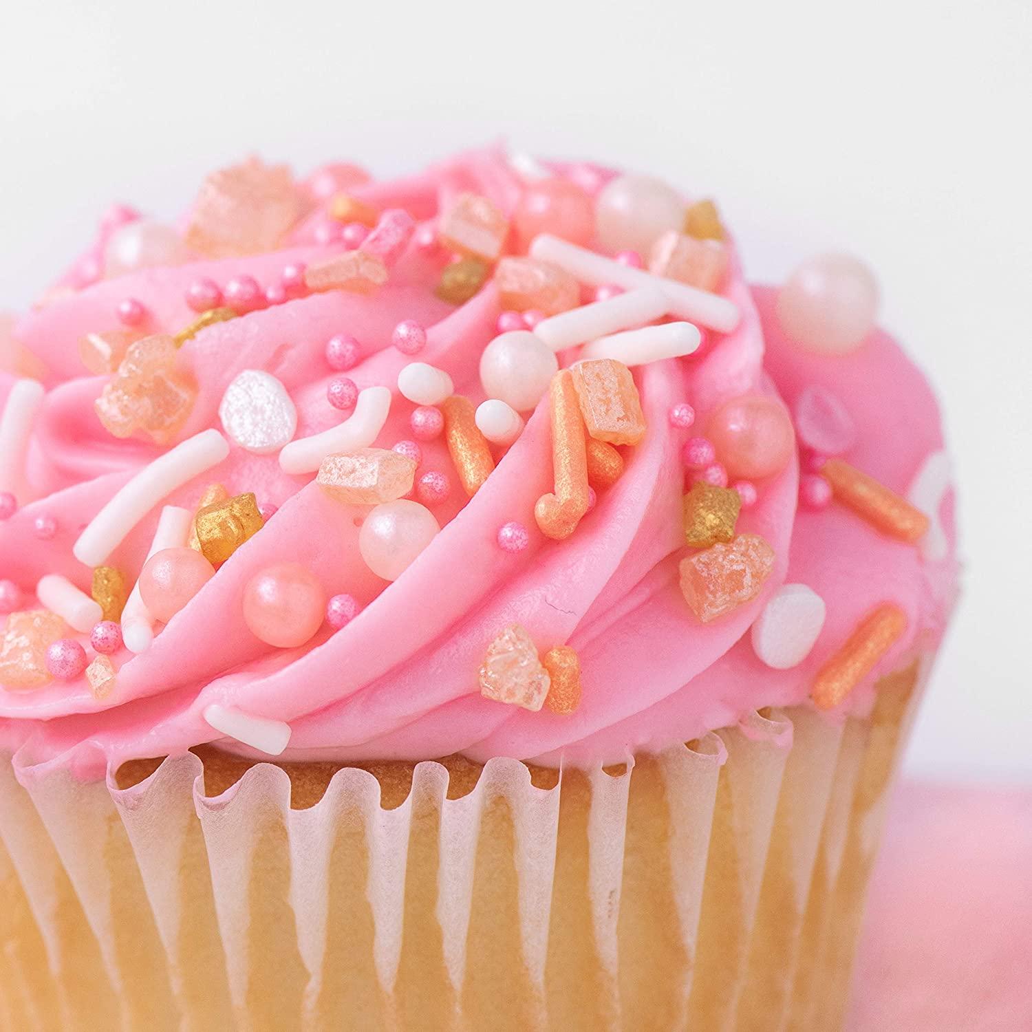 Sweets Indeed Sprinkles Peach Rose Gold Sprinkles Cake Sprinkles