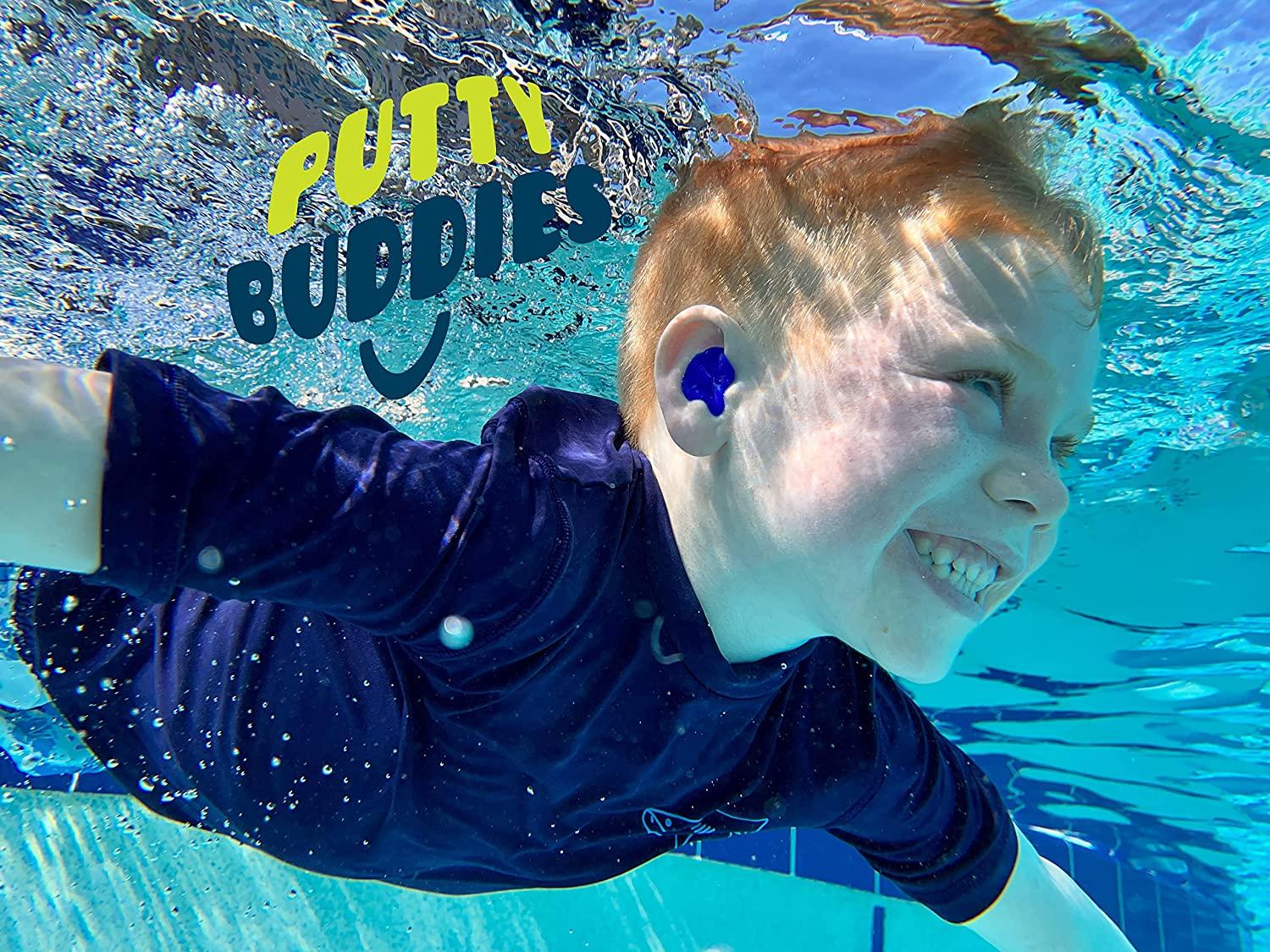 PUTTY BUDDIES Floating Earplugs 3Pair Pack Soft Silicone Ear Plugs