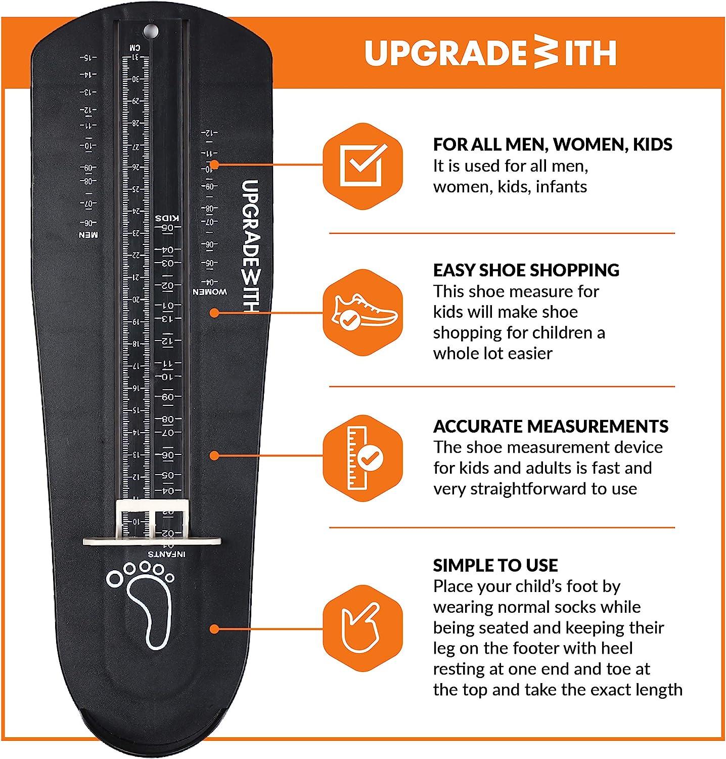 Foot Measuring Device Shoe Feet Ruler Sizer for Infants to