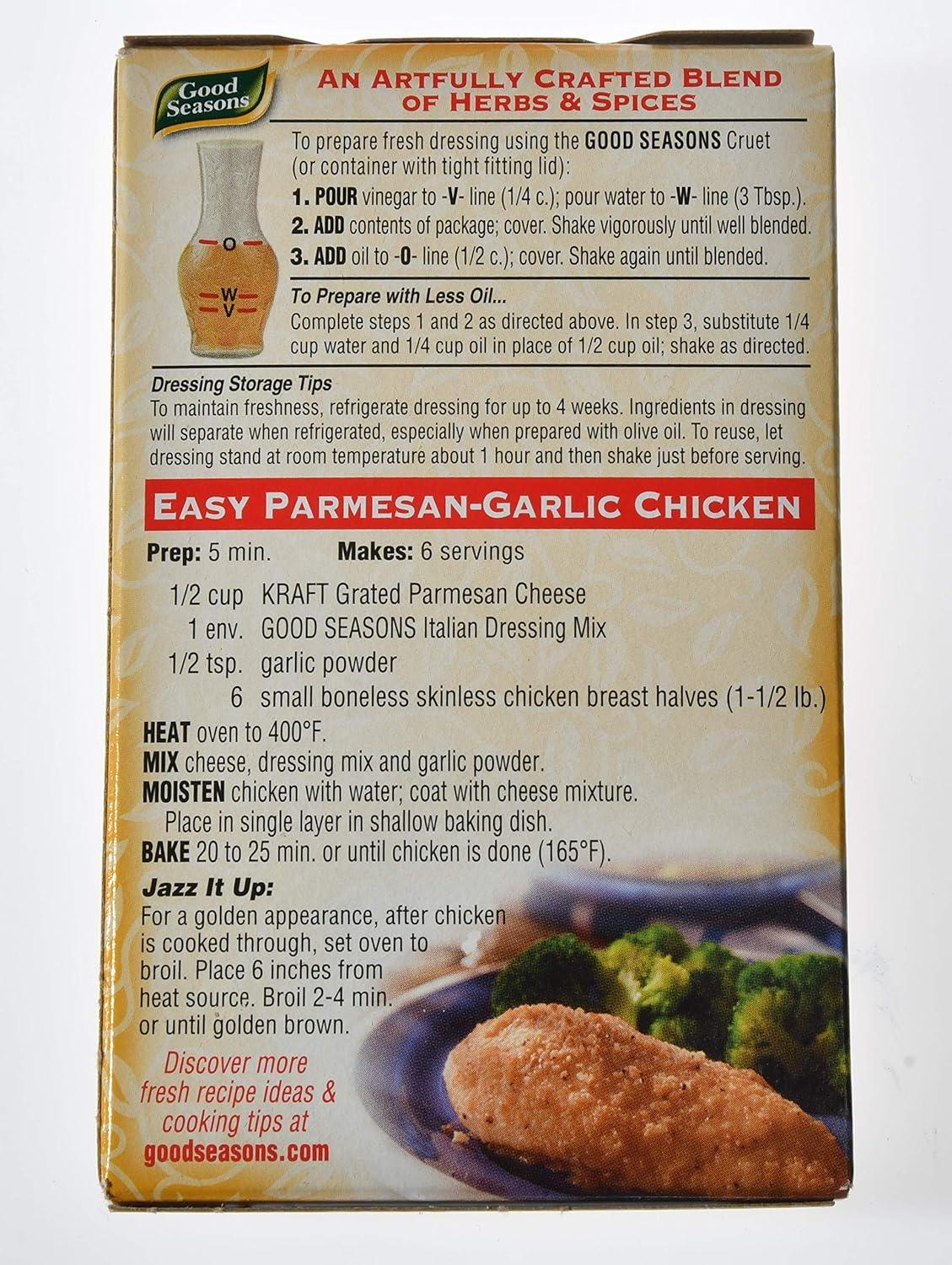 Good Seasons Italian Salad Dressing Recipe Mix 4 Sachets 79.3g