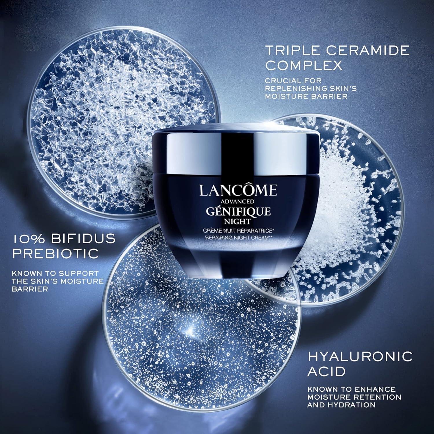 Lanc me Advanced G nifique Night Cream - Repairs Skin Barrier