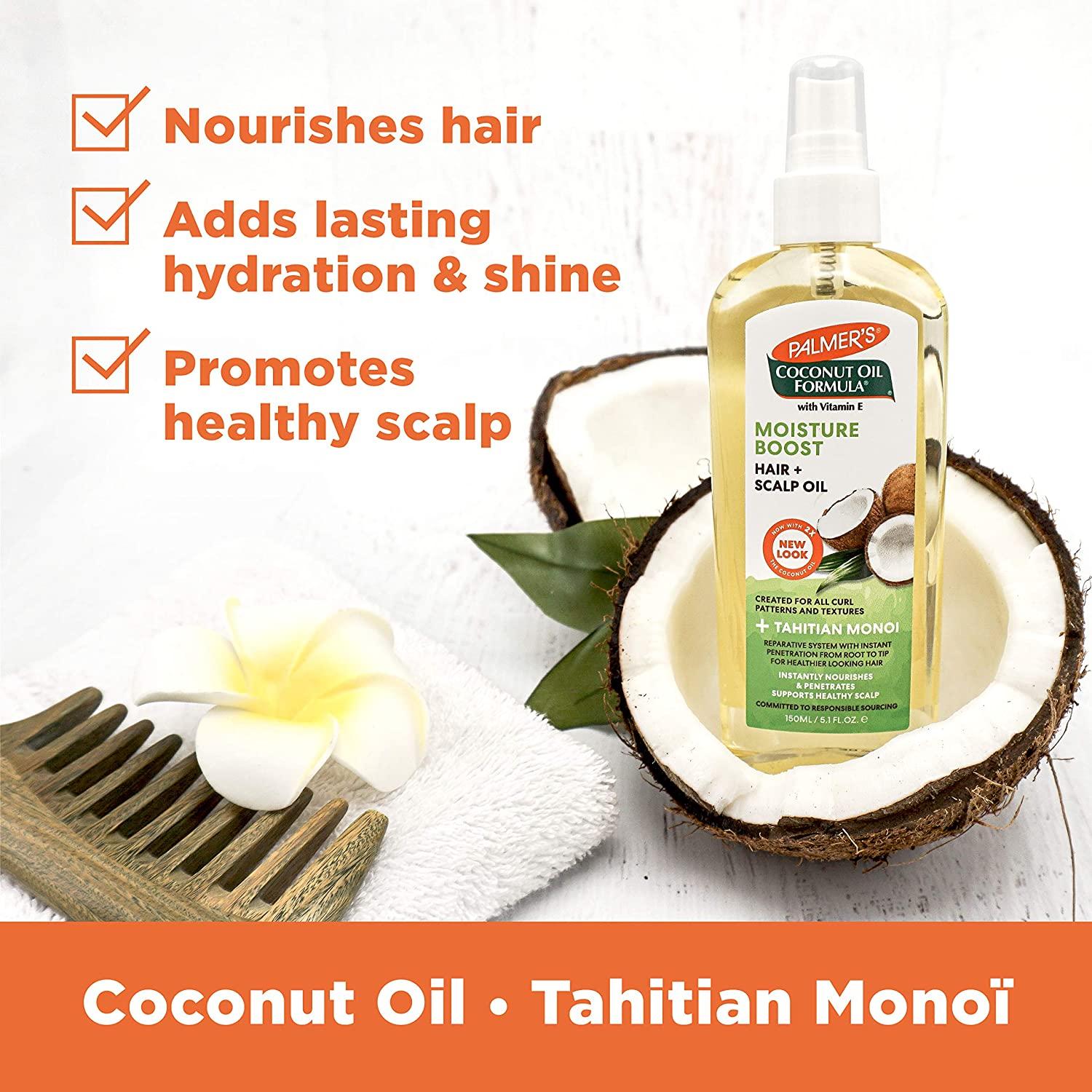 Palmers Coconut Oil Moisture Boost, Restorative Hair and Scalp Oil