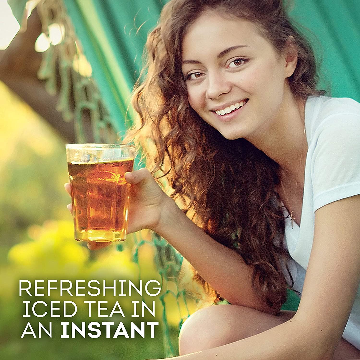 Lipton Iced Tea KCups for Keurig Brewers, Unsweetened Black Tea, Sugar