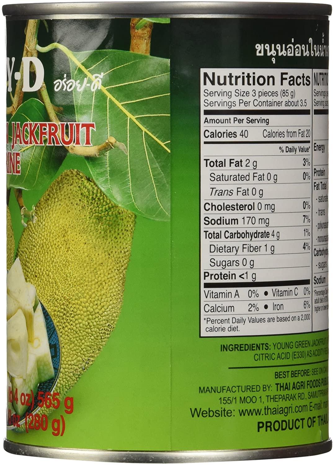 Unripe Jackfruit Nutrition Facts Besto Blog