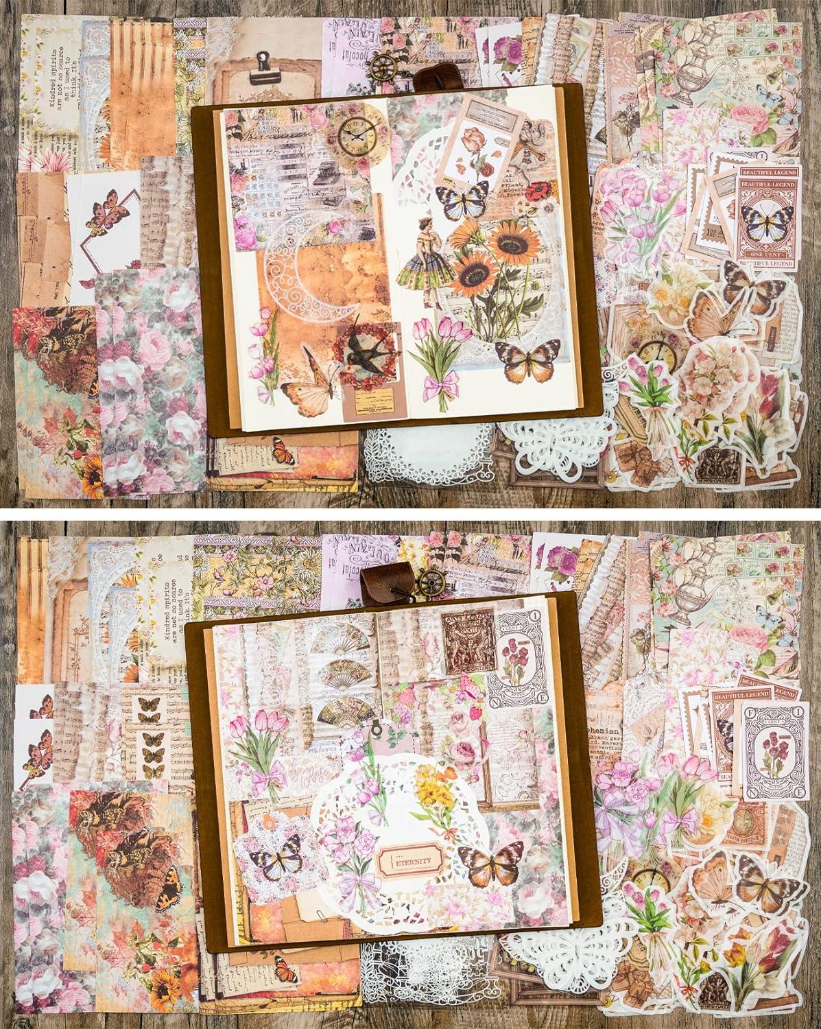 Ephemera Bundle, Scrapbook Paper, Junk Journal Kit, Bullet Journal  Ephemera, Decorative Paper