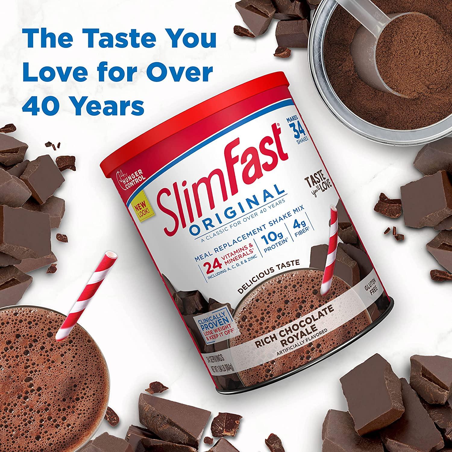 Buy SlimFast Original Rich Chocolate Meal Replacement Shake Mix 34