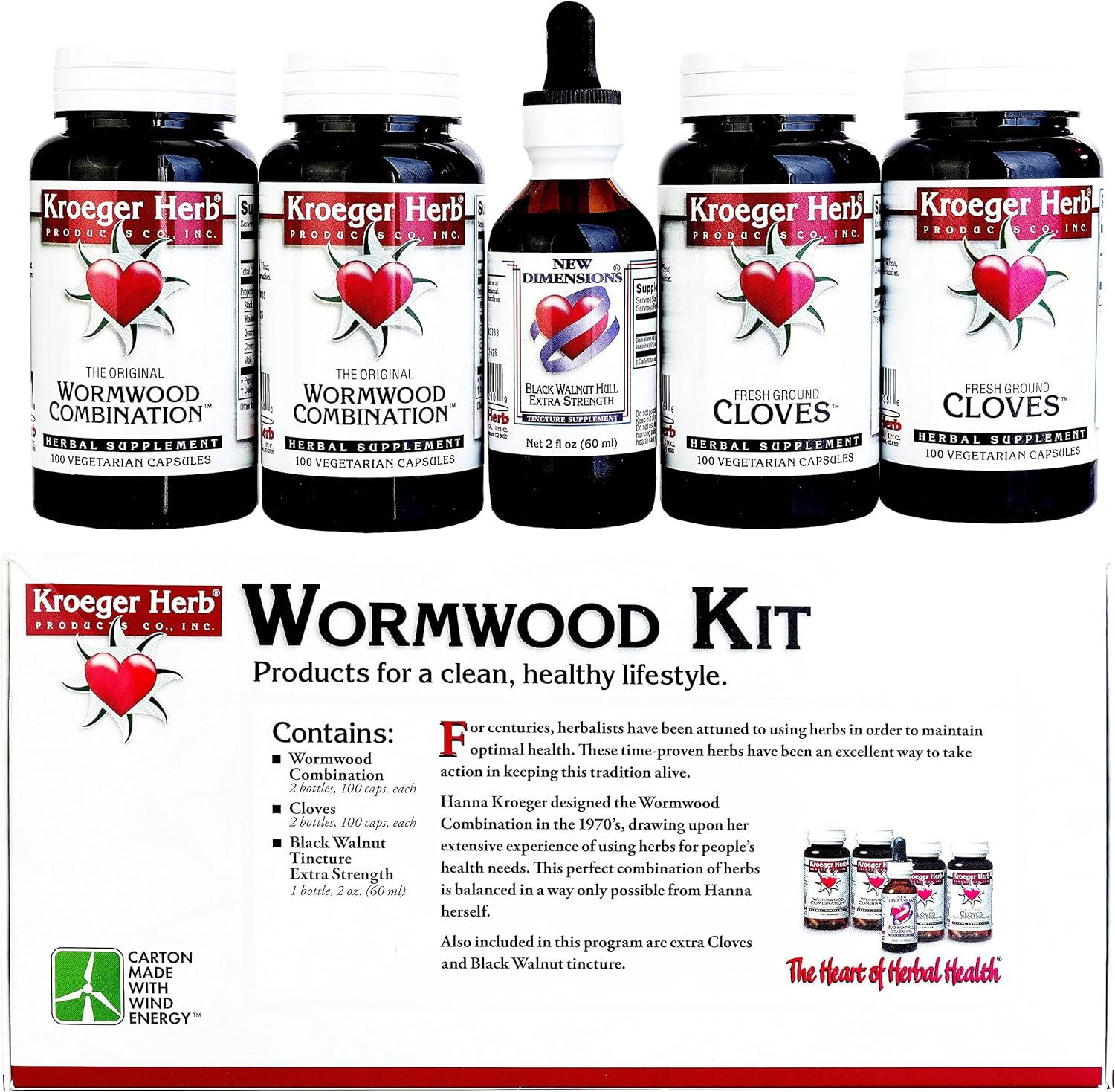 Wormwood Kit 5 Piece Kit Kroeger Herb Co 5 Count (Pack of 1)