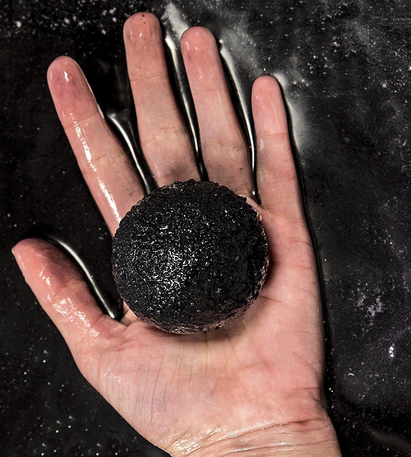Basket of Bombs 10 pcs. Black Bath Bombs 5.7 oz Aloe Vera Kaolin