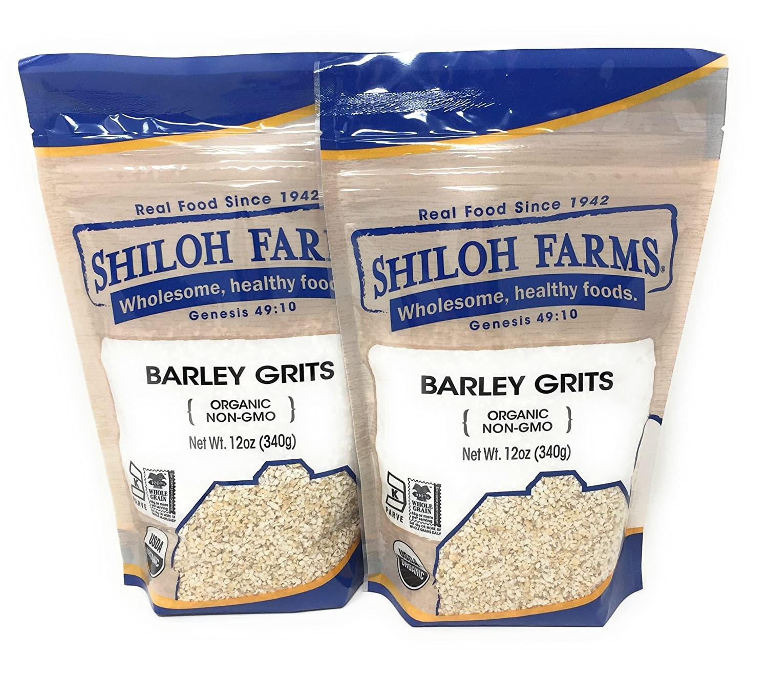 Shiloh Farms Organic Barley Grits 12 oz 2 pc 12 Ounce (Pack of 2)