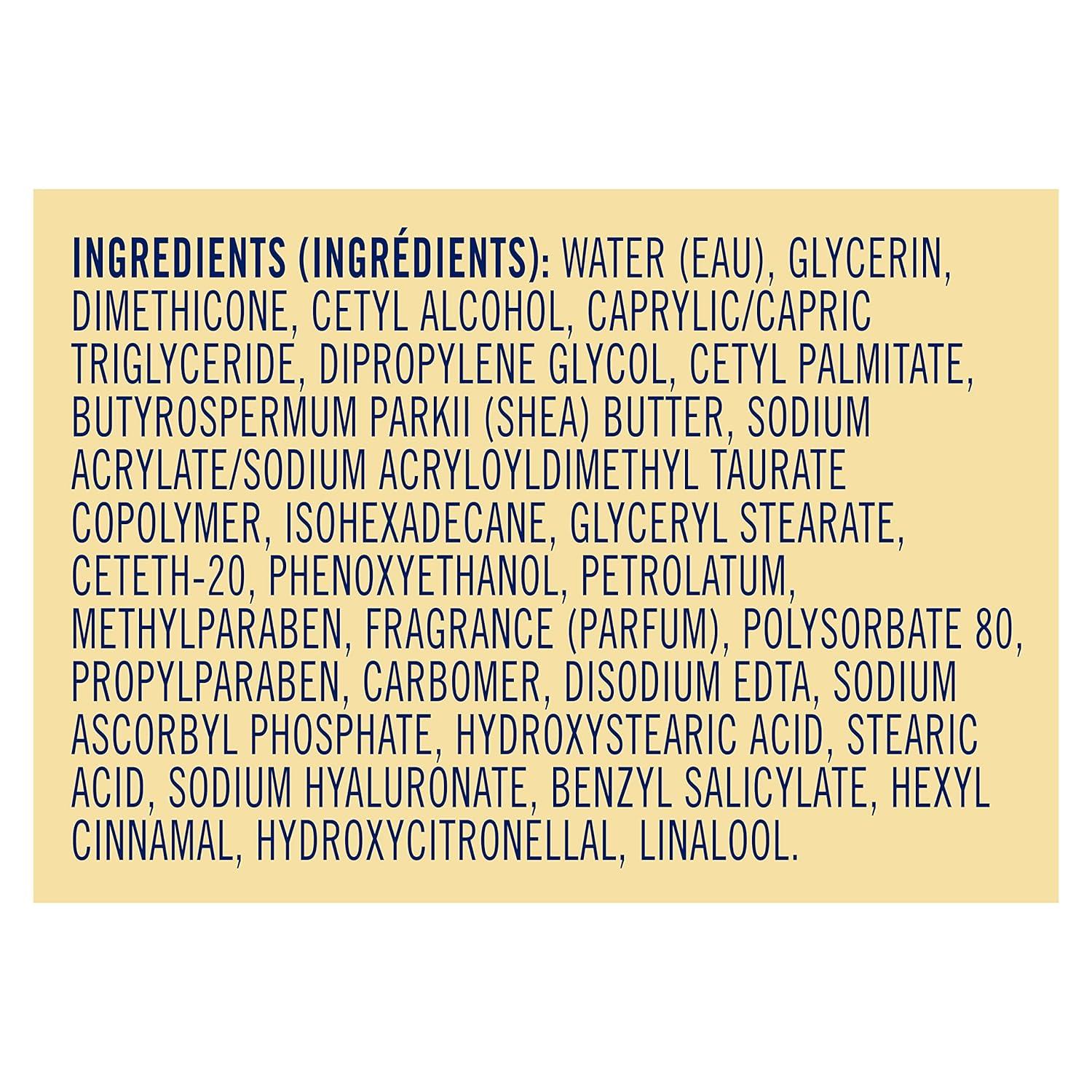 Vaseline Hand Cream for Dry Skin Hyaluronic Acid, Vitamin C, Shea