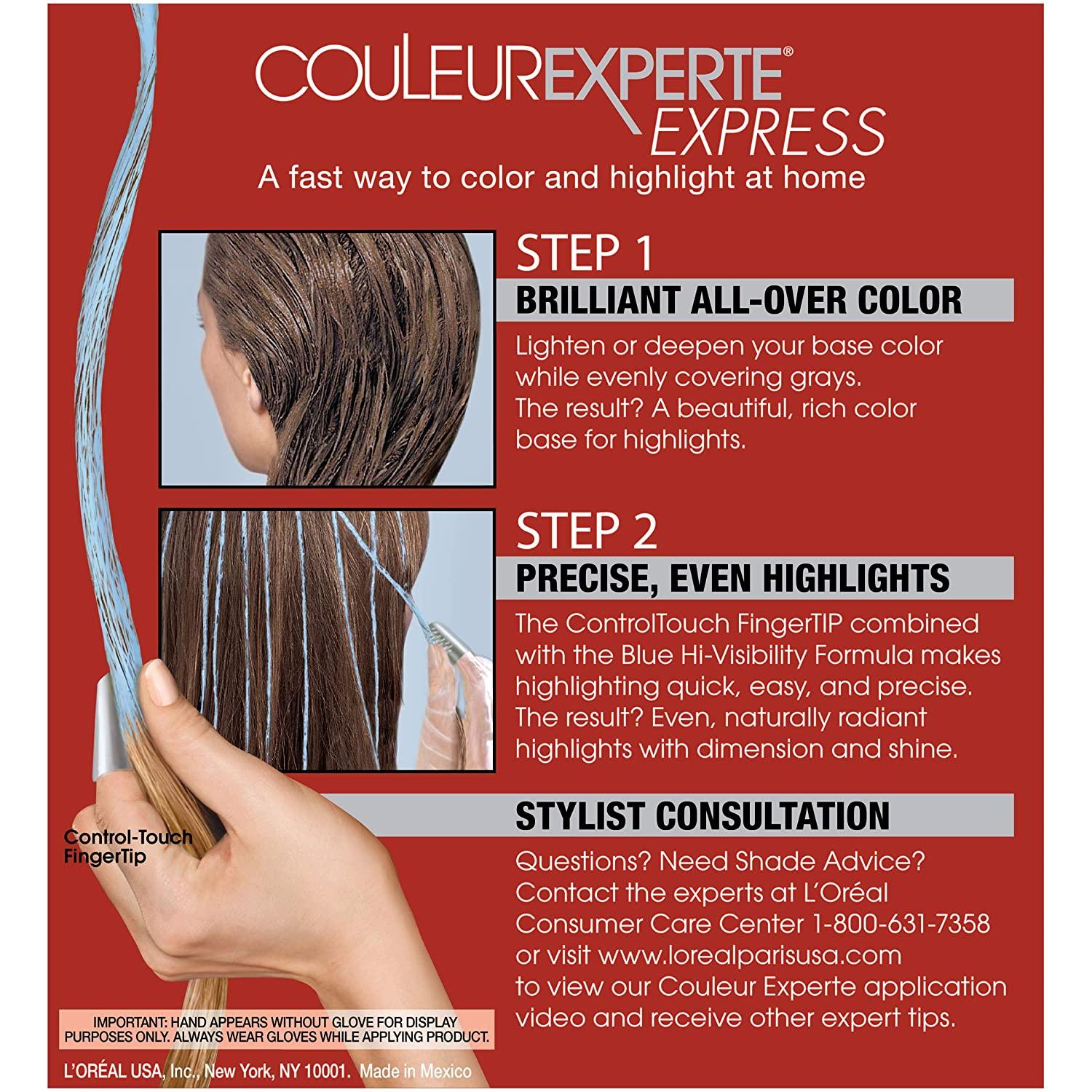 L'Oréal Paris Couleur Experte 2-Step Home Hair Color & Highlights Kit -  Ginger Twist