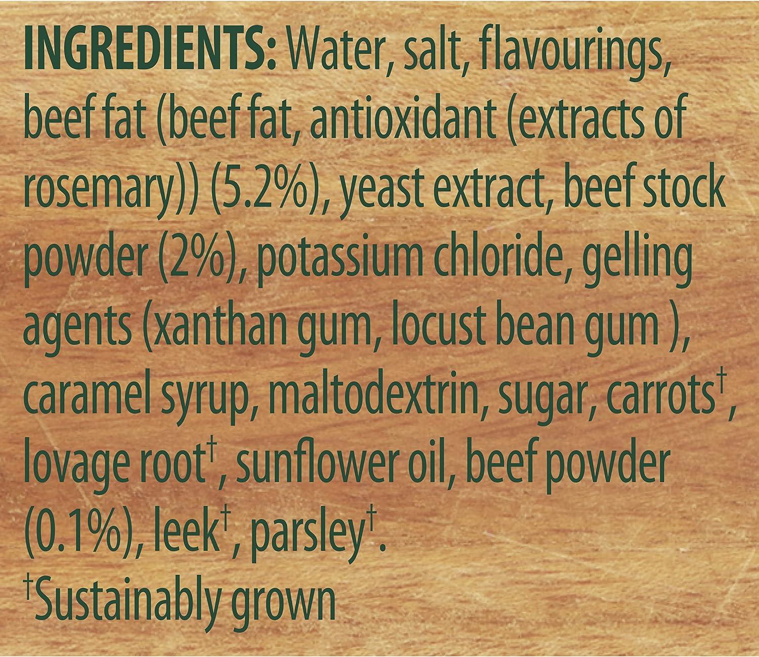Knorr Beef Stock Pots glutenfree to add a rich beef flavour to your