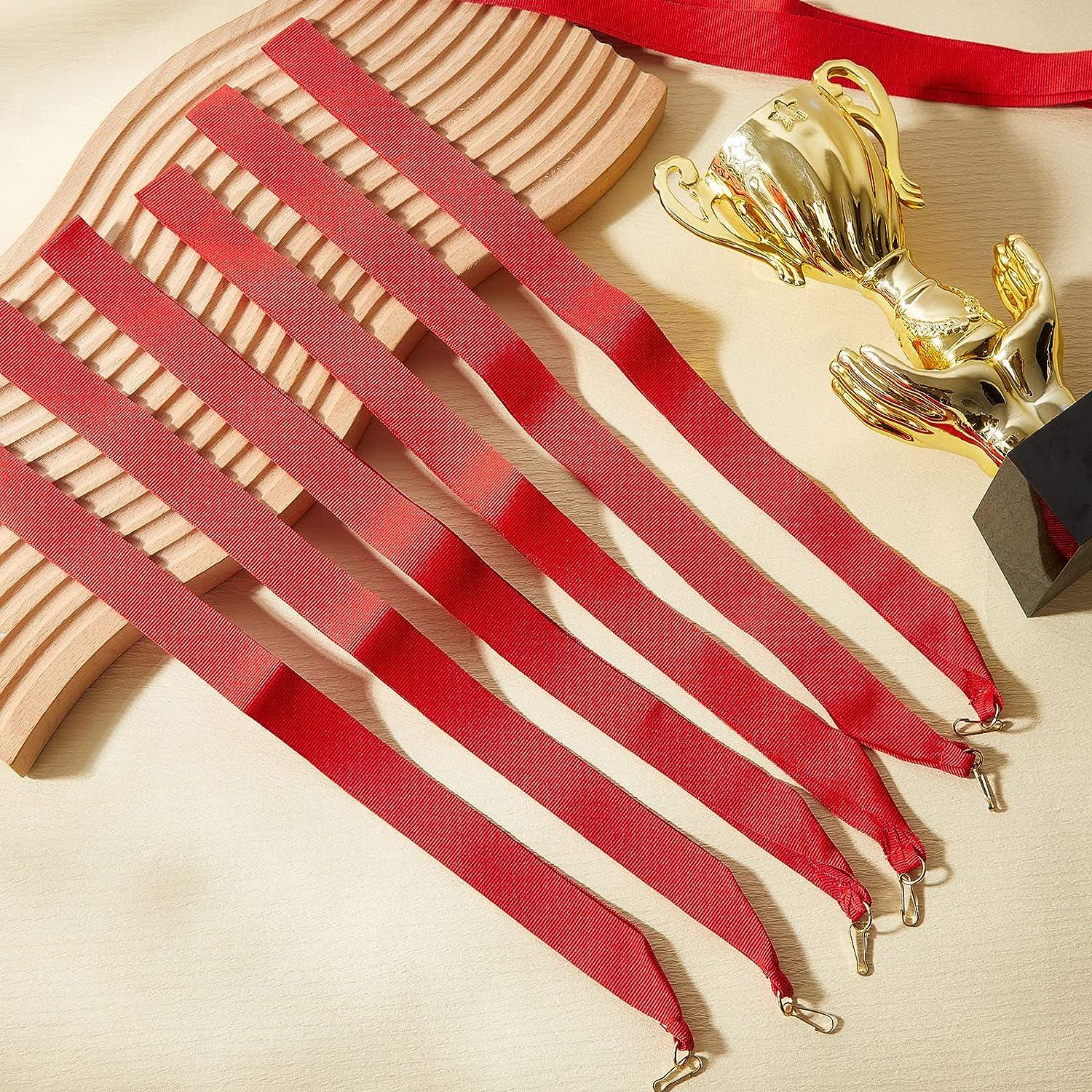 30 Pieces Award Ribbon Medal Ribbons Neck Ribbons for Medals Flat Medal