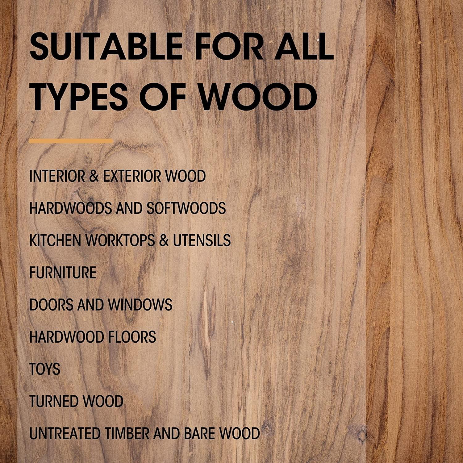 FurnitureClinic Danish Oil 8.5oz Wood Care Treatment for Interior