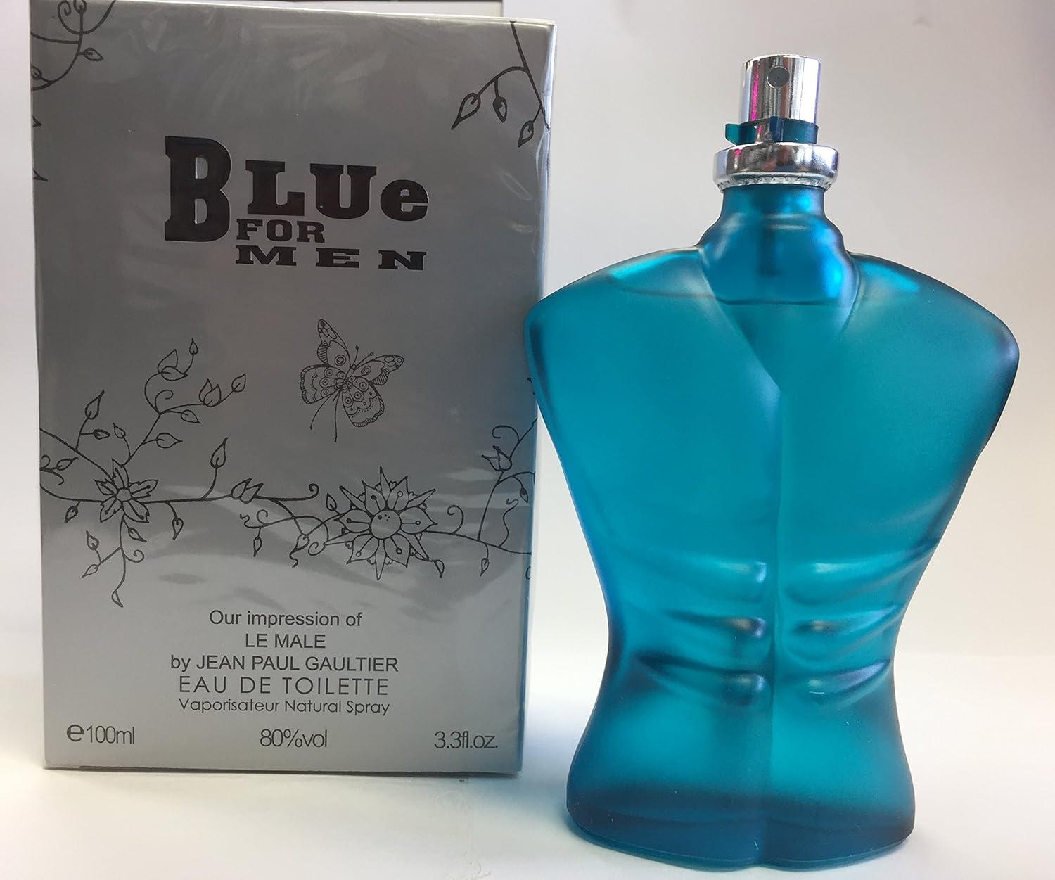 Blue for Men Our impression of Le Male by Jean Paul Gaultier 100ml