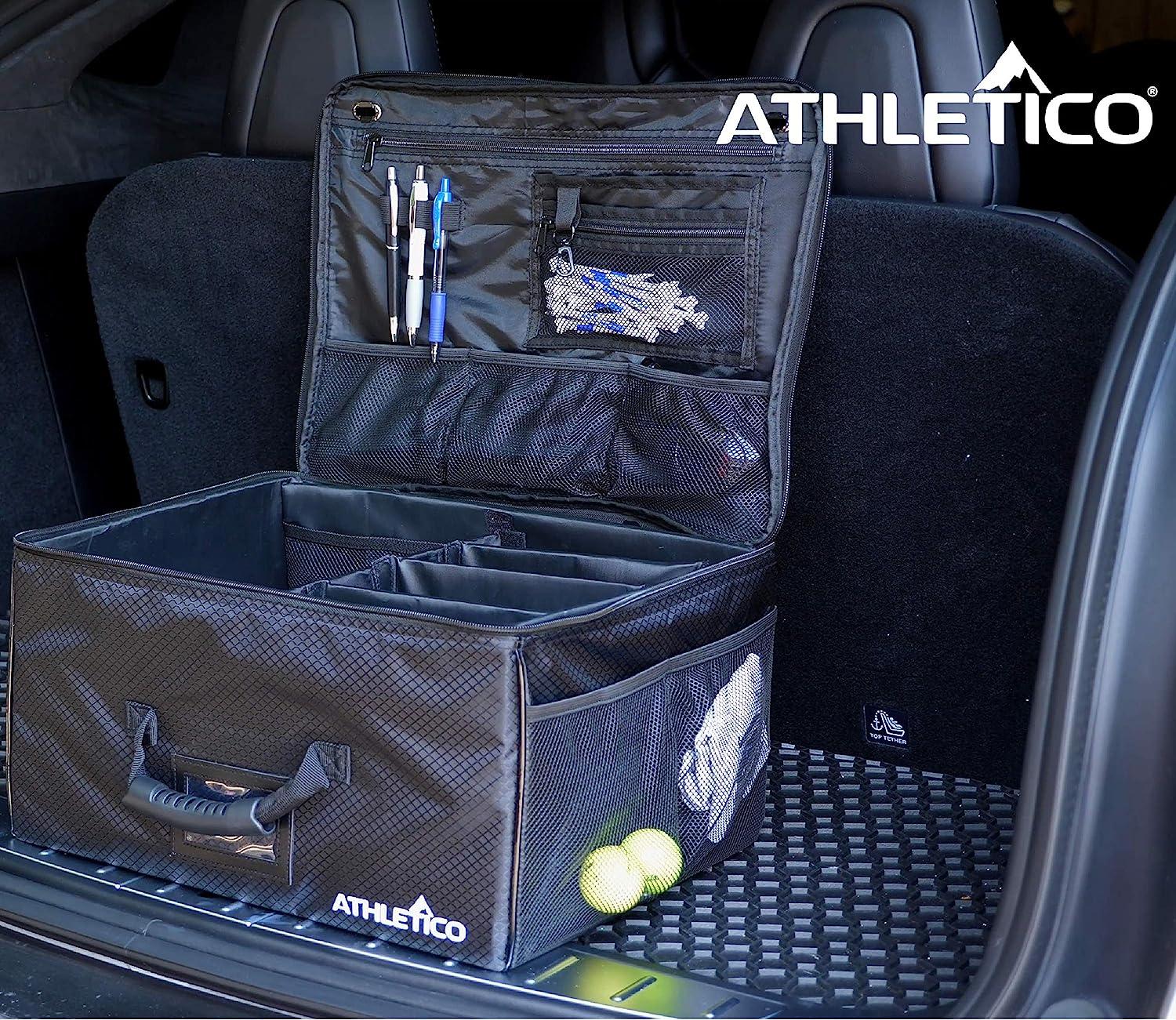Athletico Golf Trunk Organizer + Shoe Bag (Black)