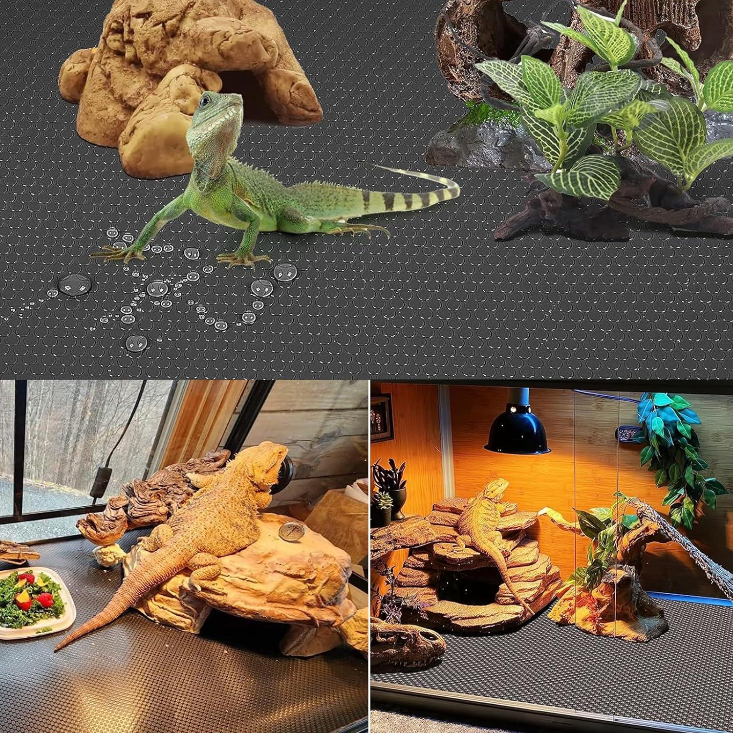 Nekosuki Reptile Substrate Liner: Non-Adhesive Carpet for Bearded
