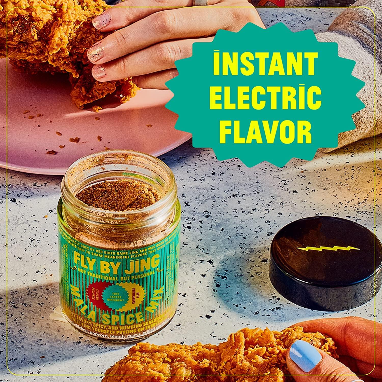 FLY BY JING Mala Spice Mix 6oz Deliciously Spicy Numbing Savory Warm