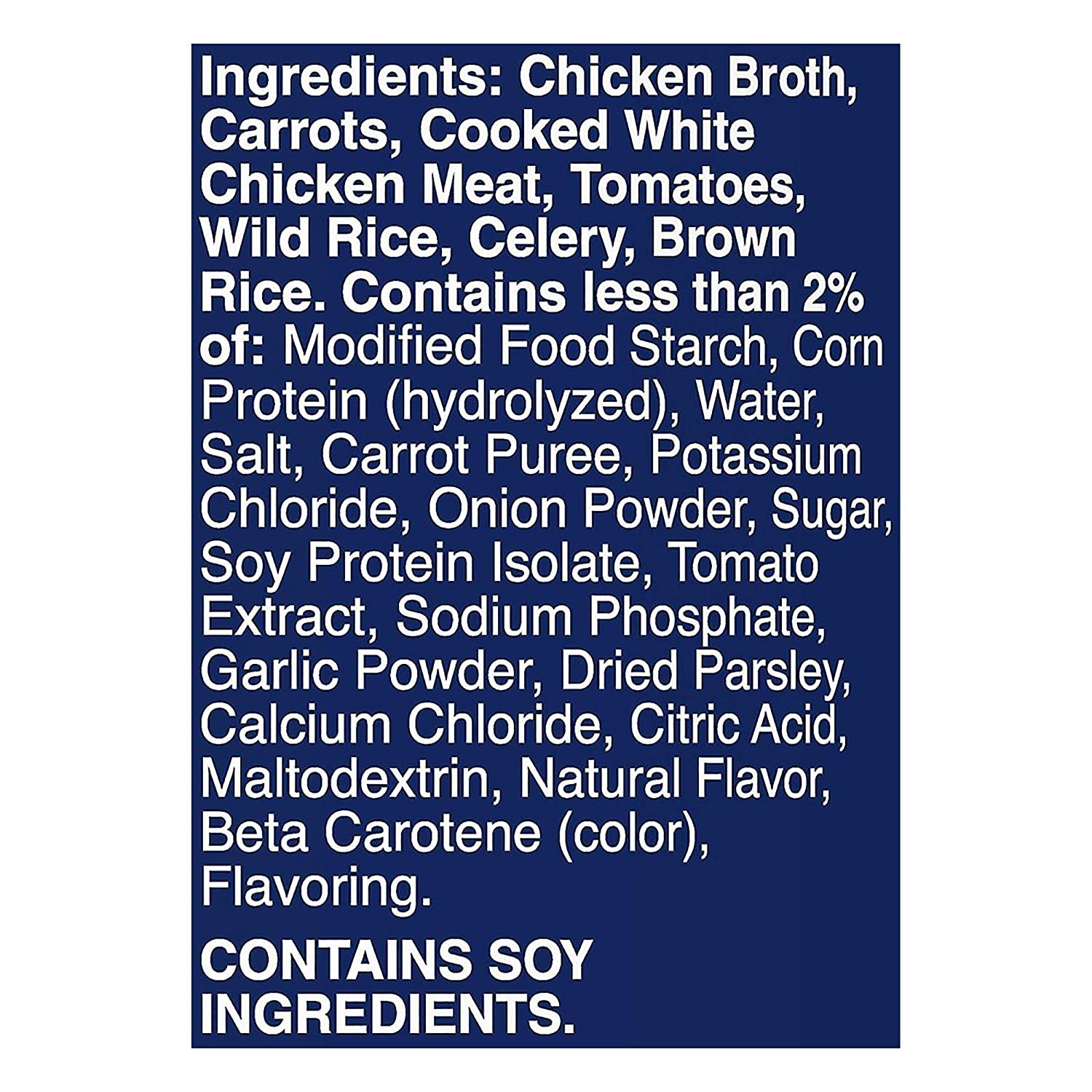 Progresso Traditional, Chicken and Wild Rice Soup, Gluten Free, 19 oz. (Pack of 12) Chicken
