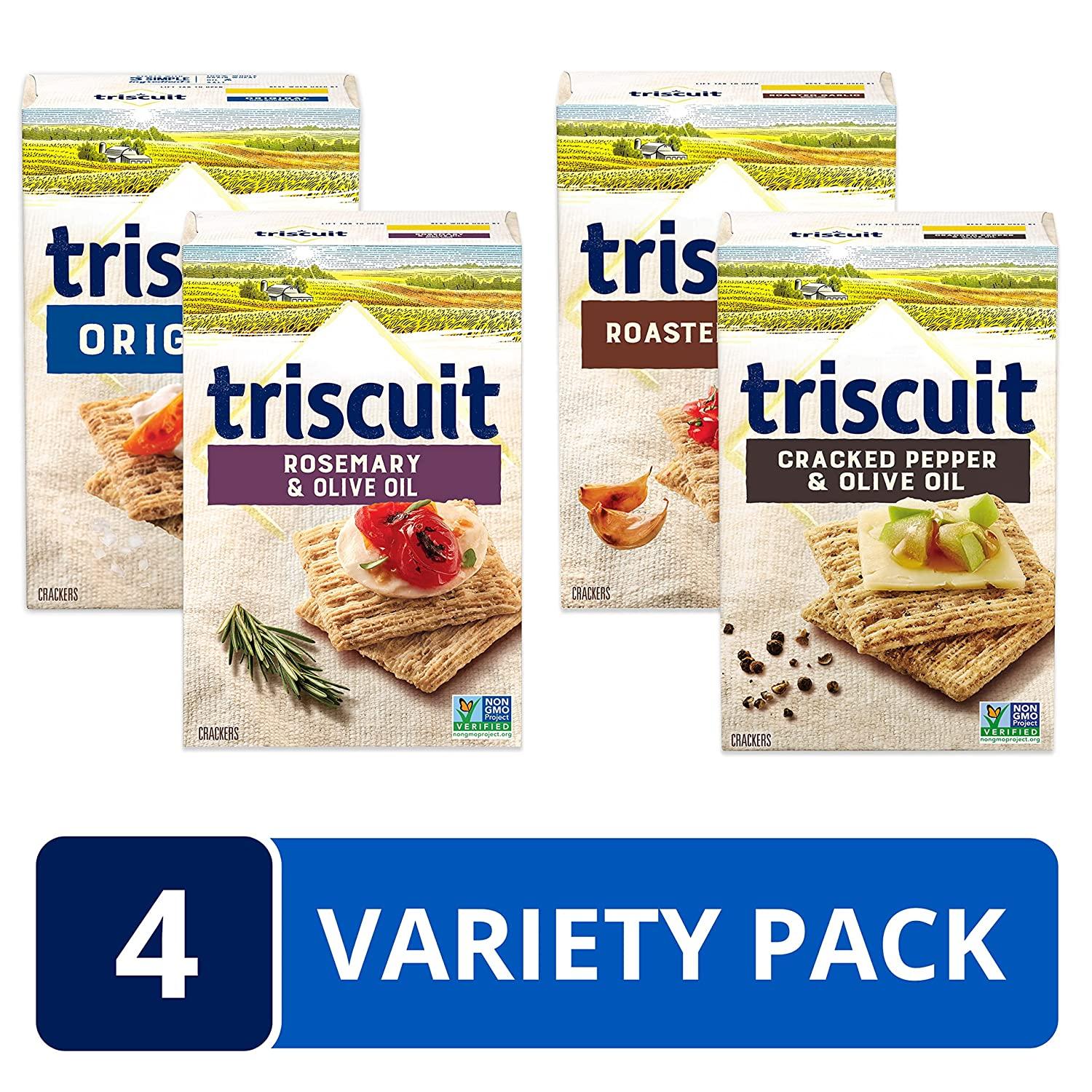 Triscuit Whole Grain Crackers Variety Pack 4 Flavors 4 Boxes Buy
