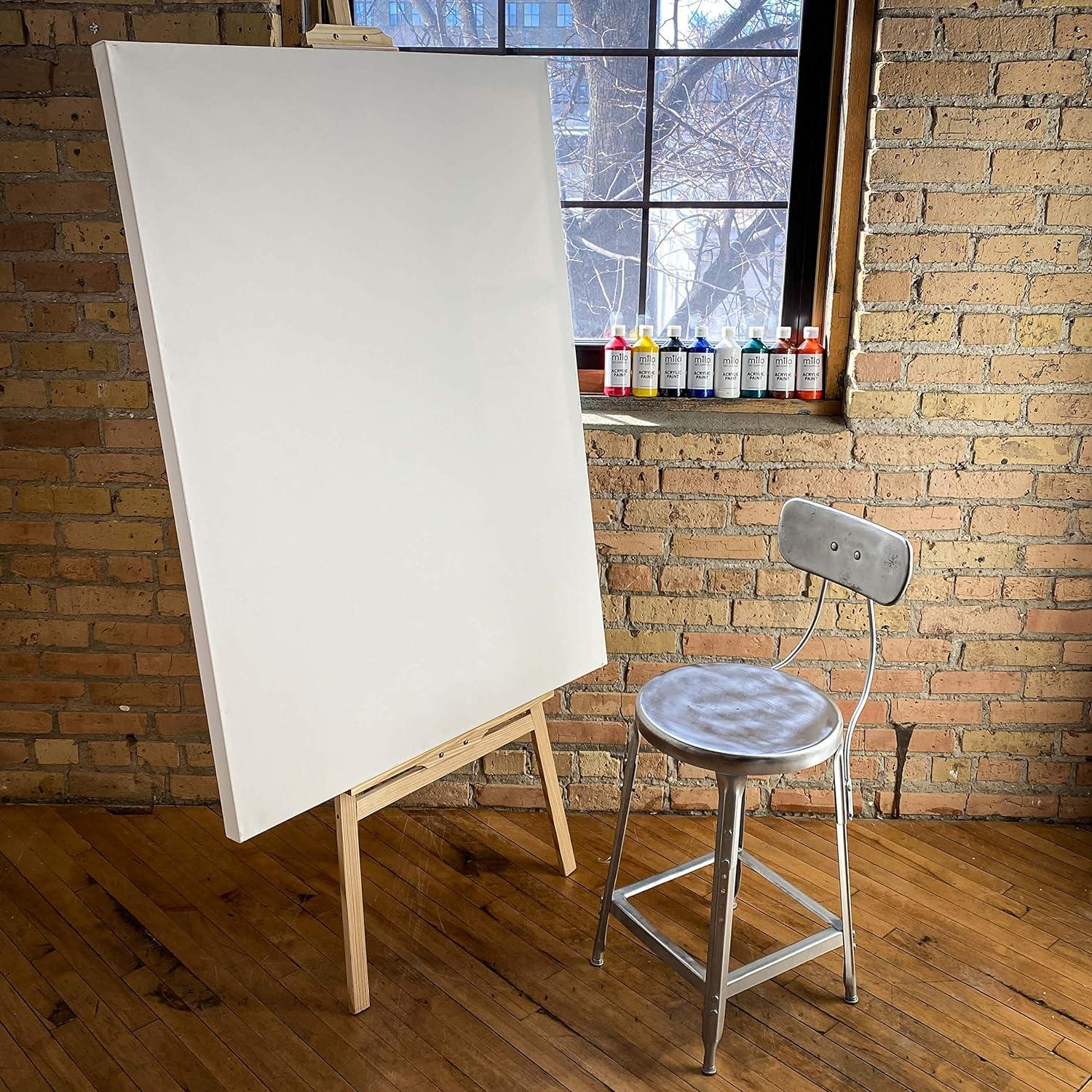 Large Canvas for Painting, 2 Pack 30x40 White Pre 30X40 (2-PACK