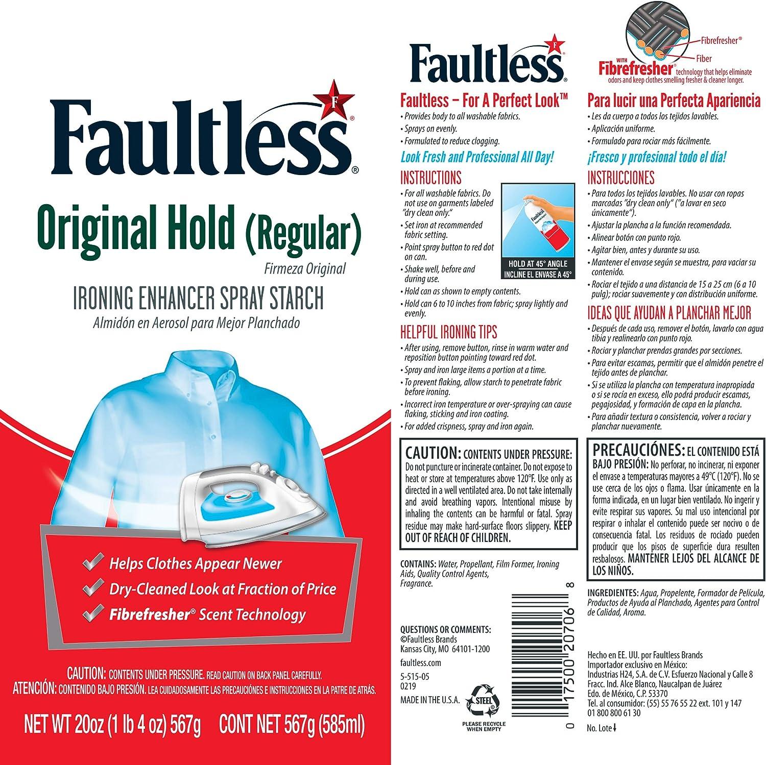 Faultless Spray Starch 20oz Regular-wholesale