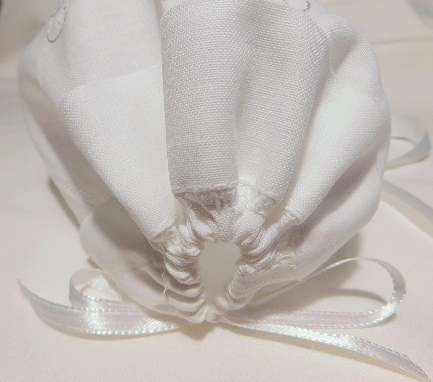 Integrity Designs Baby Linen Keepsake Cross Embroidered Handkerchief