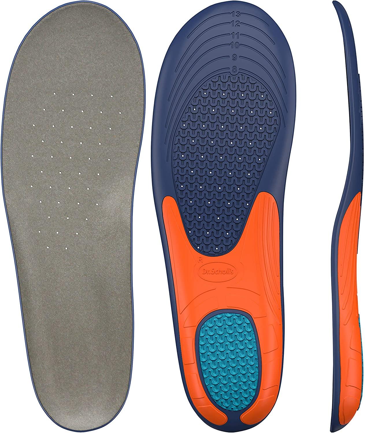 Dr. Scholl's Extra Support Insoles Superior Shock Absorption and