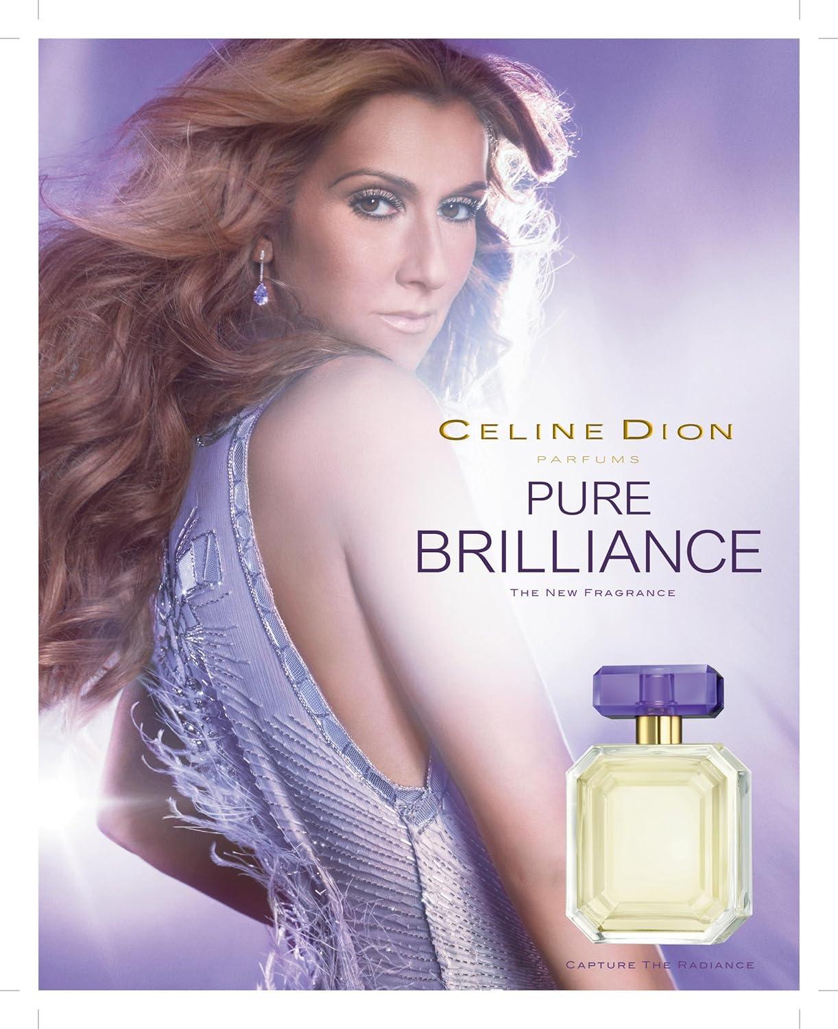 Pure Brilliance Eau-De-Toilette Spray by Celine Dion 1.7 Fluid