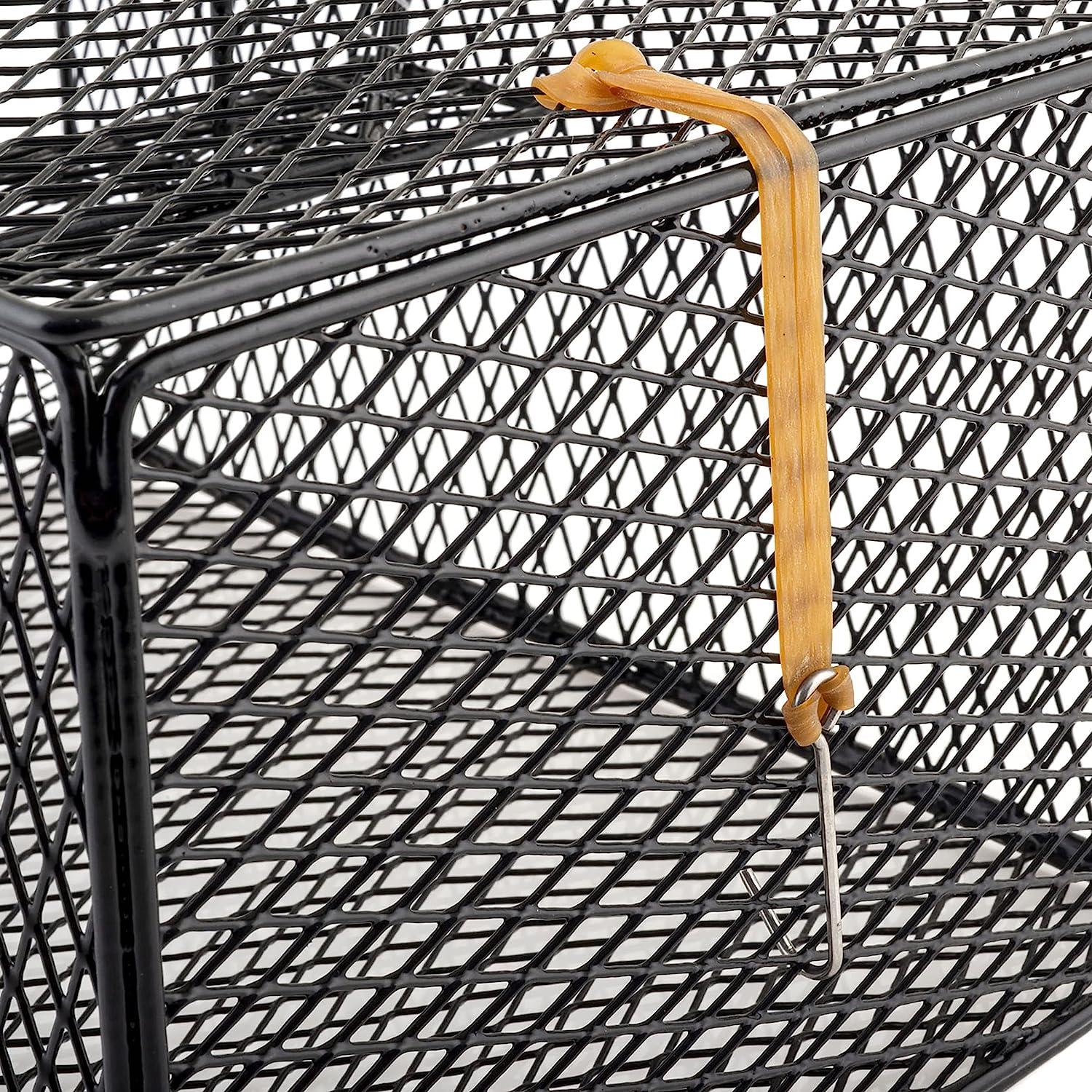 South Bend Wire Crawfish Trap - Square-Shaped, Durable Corrosion Resistant  Cage