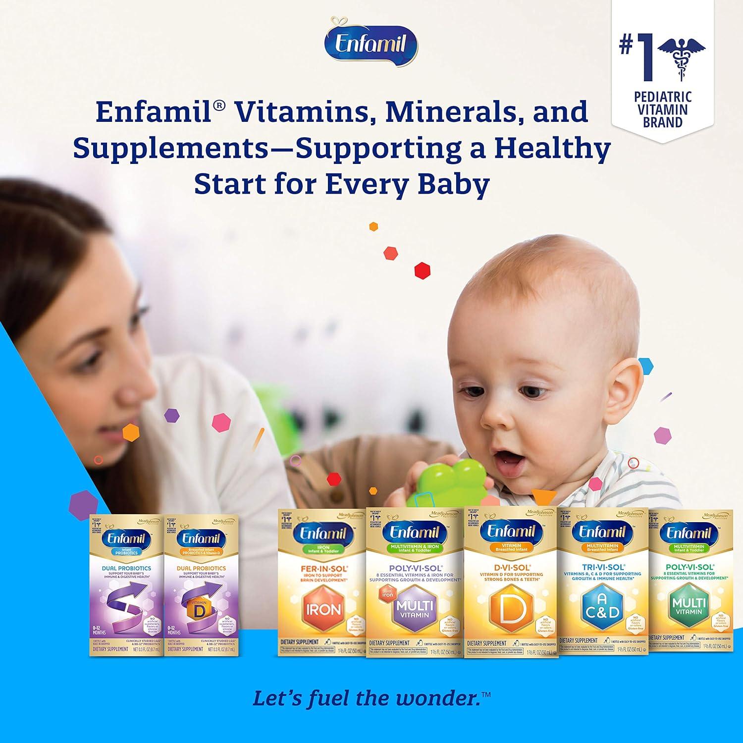 Enfamil Prenatals & Baby Vitamin PolyViSol with Iron Multivitamin