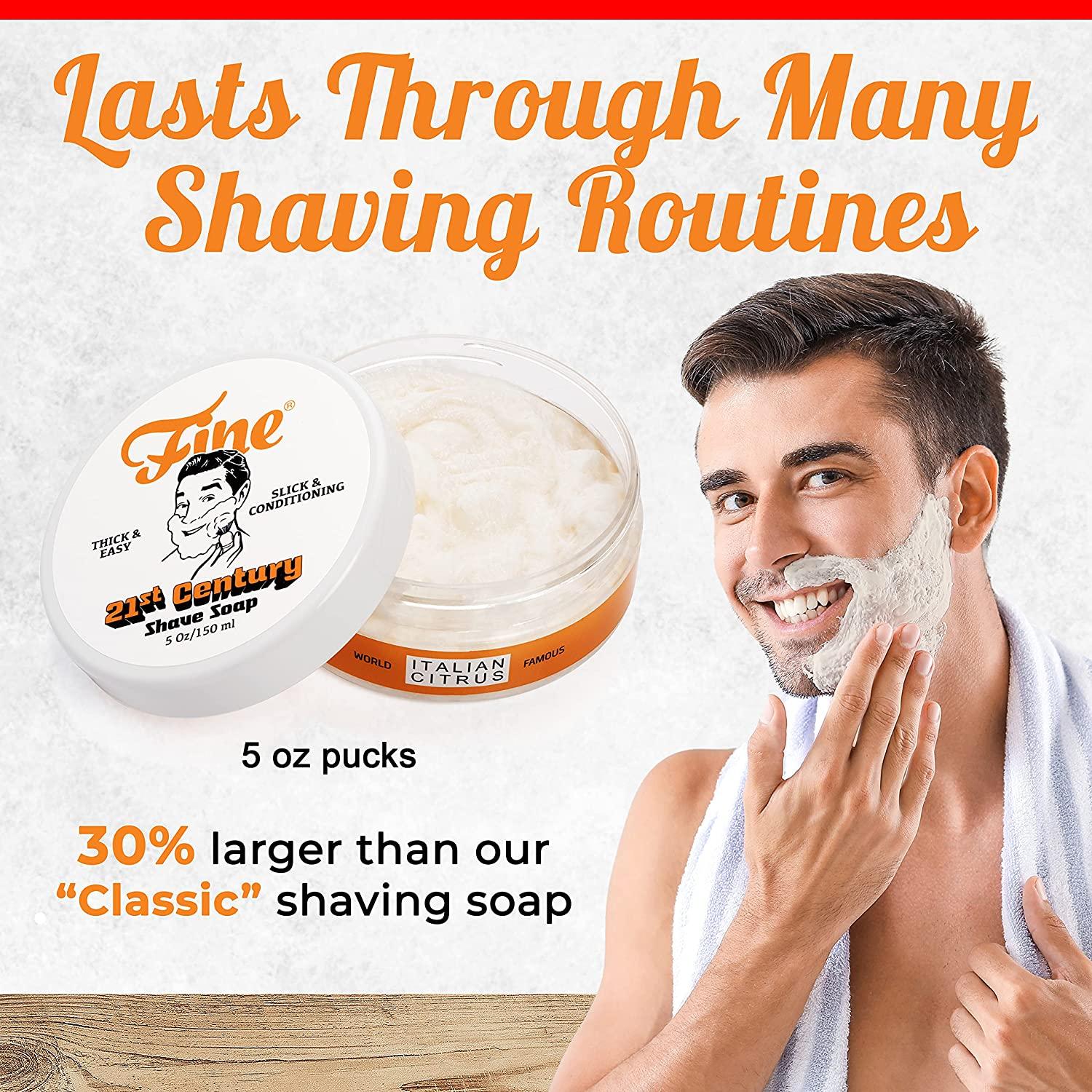 Mr. Fine 21C Shaving Soap XL 5oz Tub Italian Citrus Fragrance