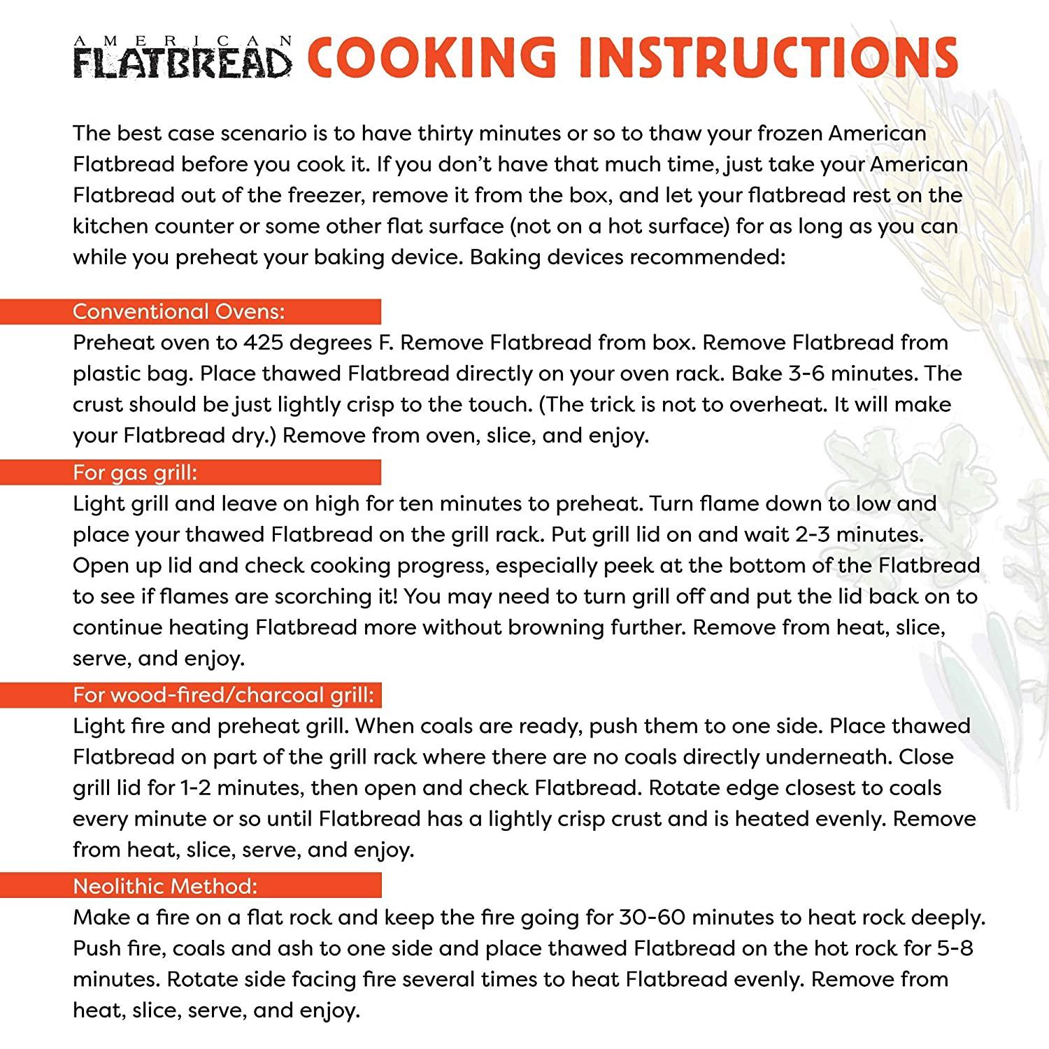 American Flatbread Frozen Premium Cheese and Herb Pizza, 13.8 oz (Pack