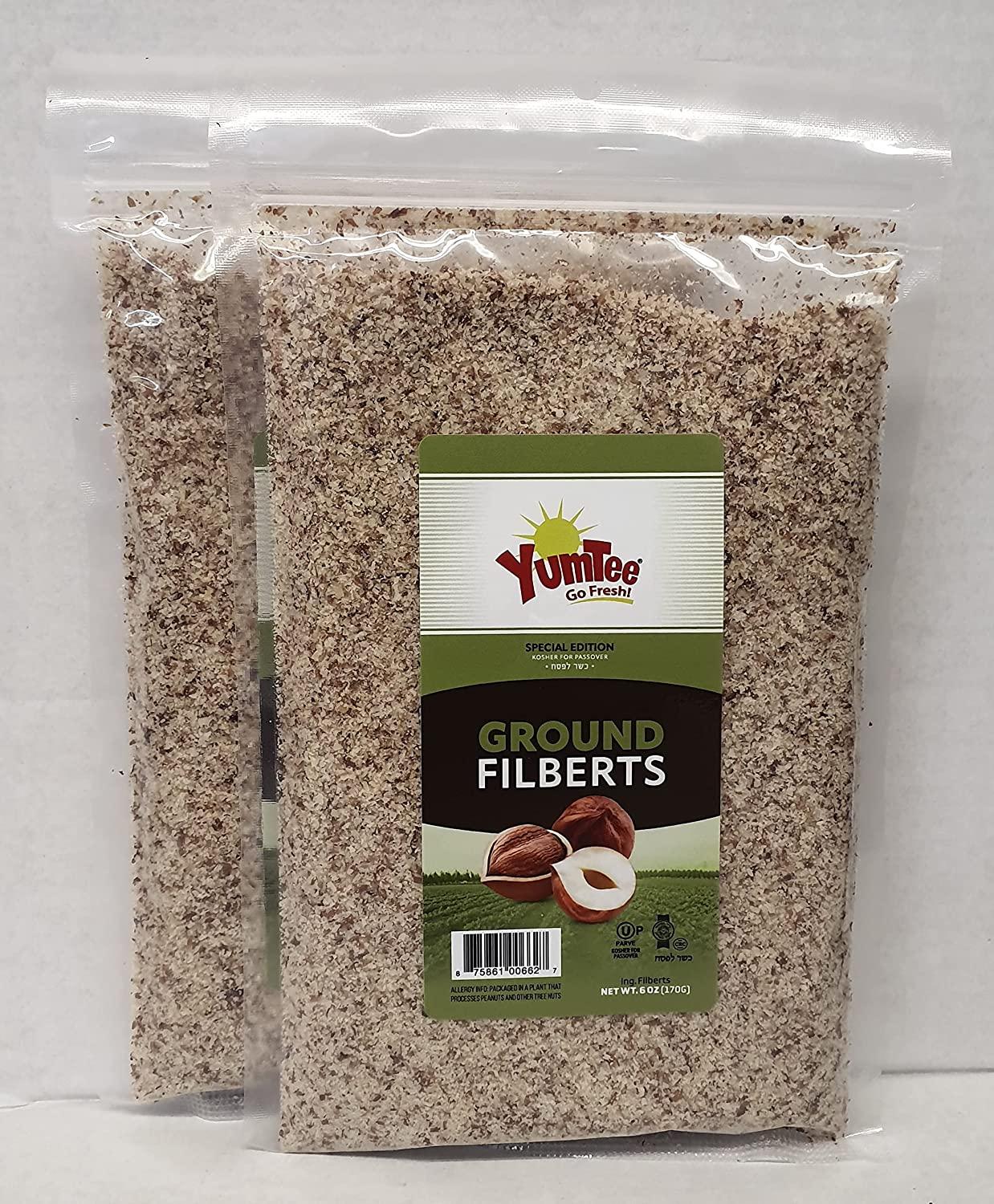 Premium Ground Filberts/Hazelnuts 6 oz. (2 Pack), Gluten free, All