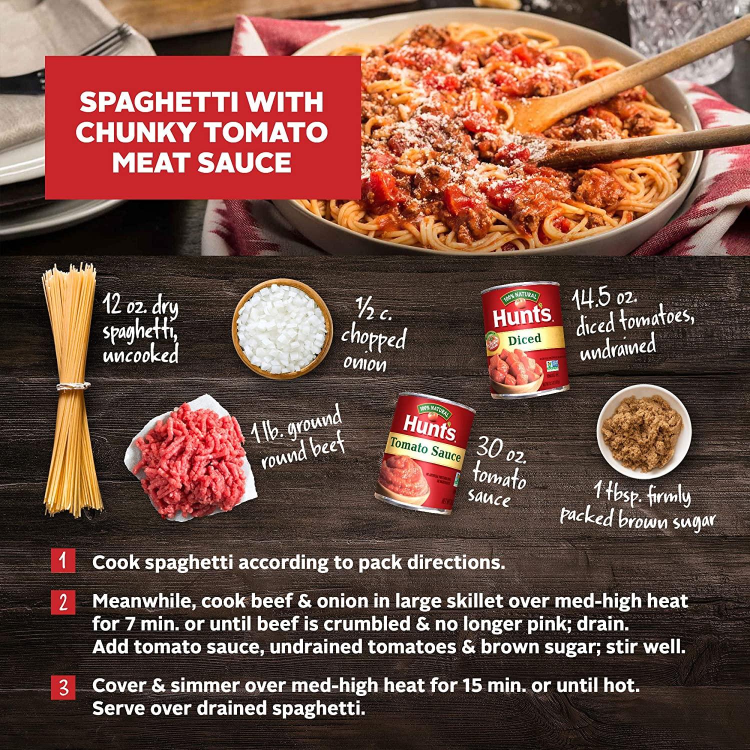 Hunt's Organic Tomato Sauce 15 oz 12 Pack Keto Friendly Buy Online