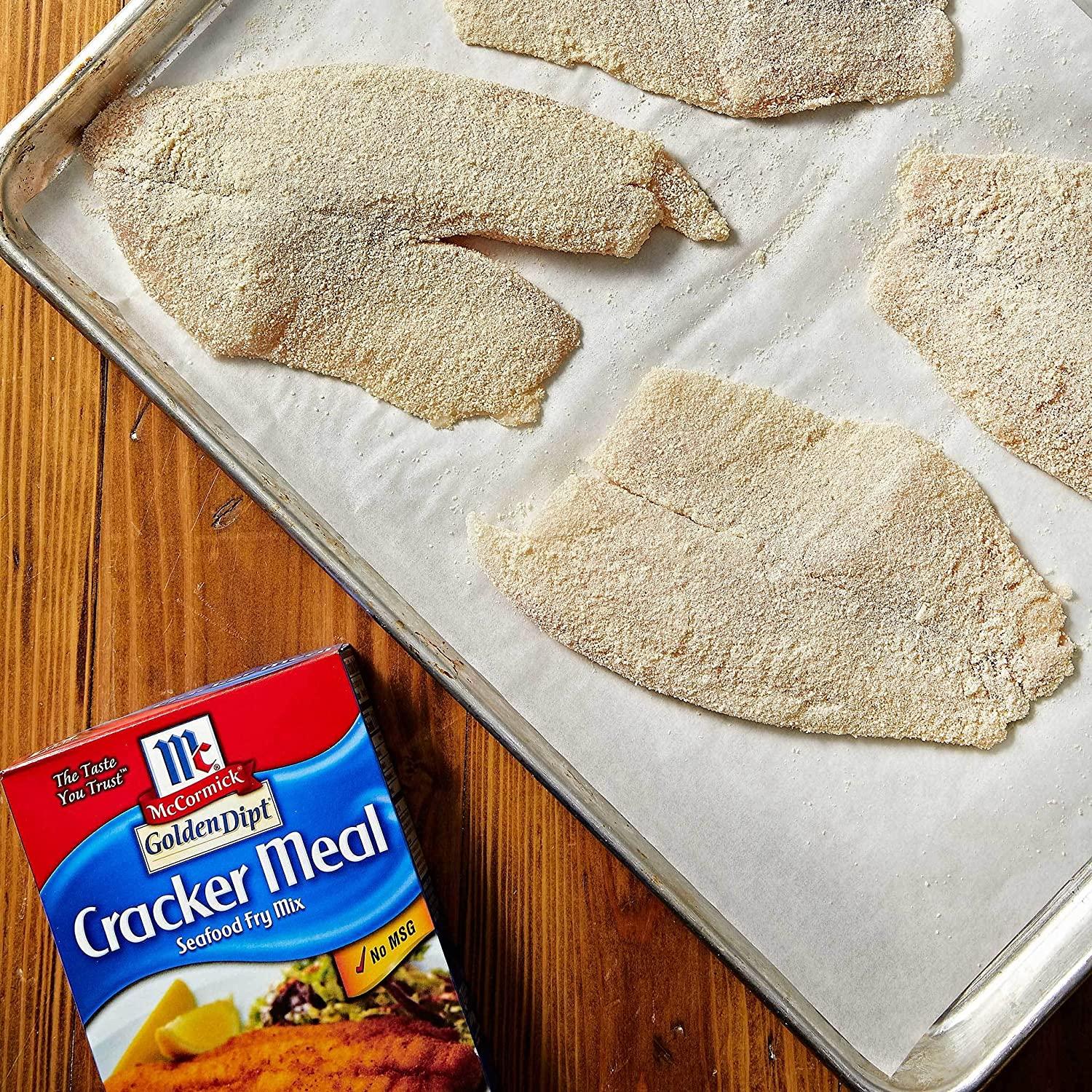 McCormick Golden Dipt Seafood Fry Mix, 10 oz (Pack of 8) Cracker Meal