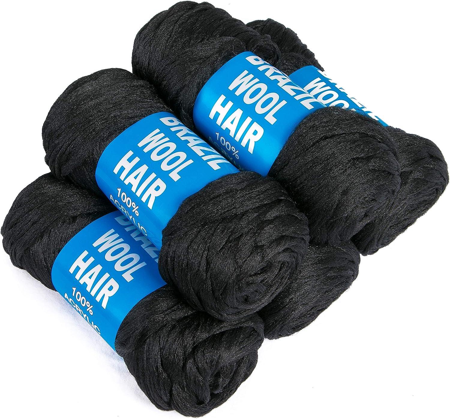 Brazilian Yarn Wool Hair Arylic Yarn for Hair Crochet Braid Twist