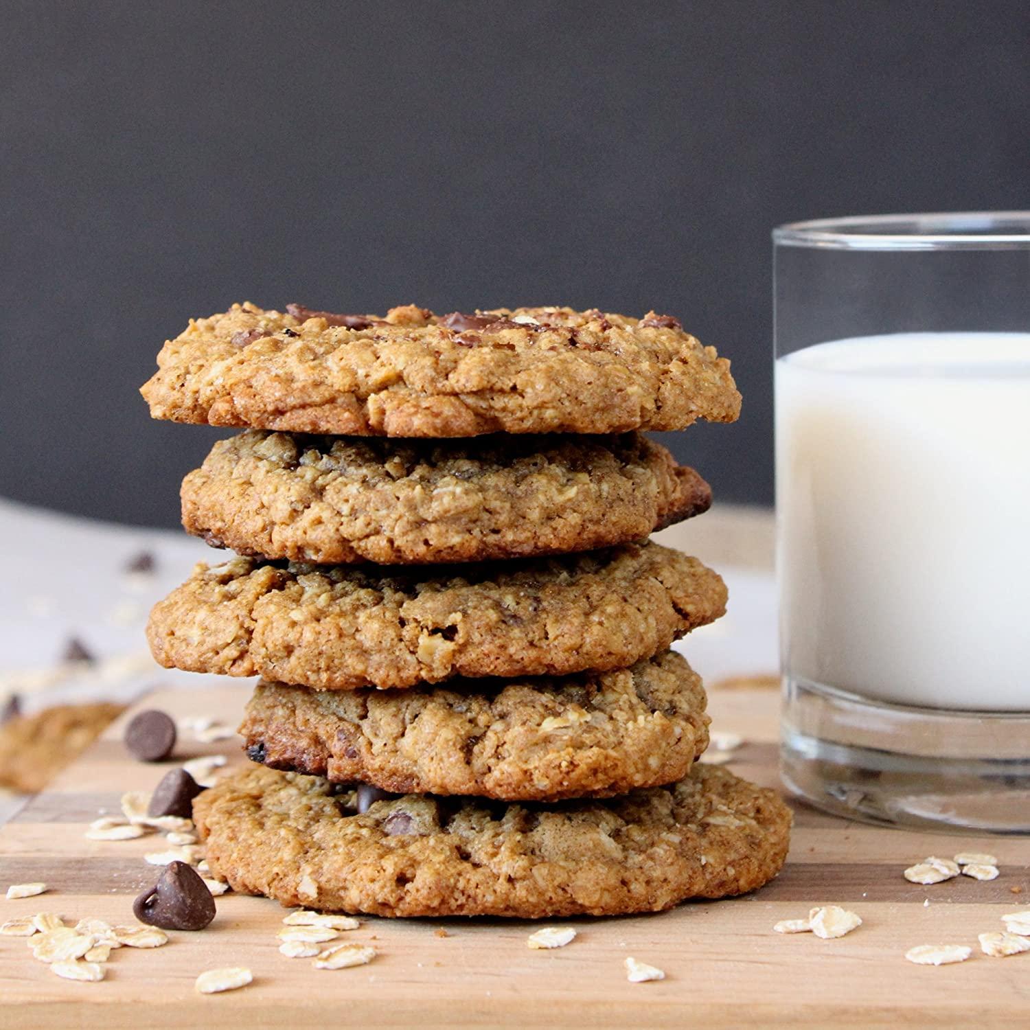 Lactation Cookie Mix (USDA Organic Certified) with Oats, Brewers Yeast, and Flaxseed to Promote