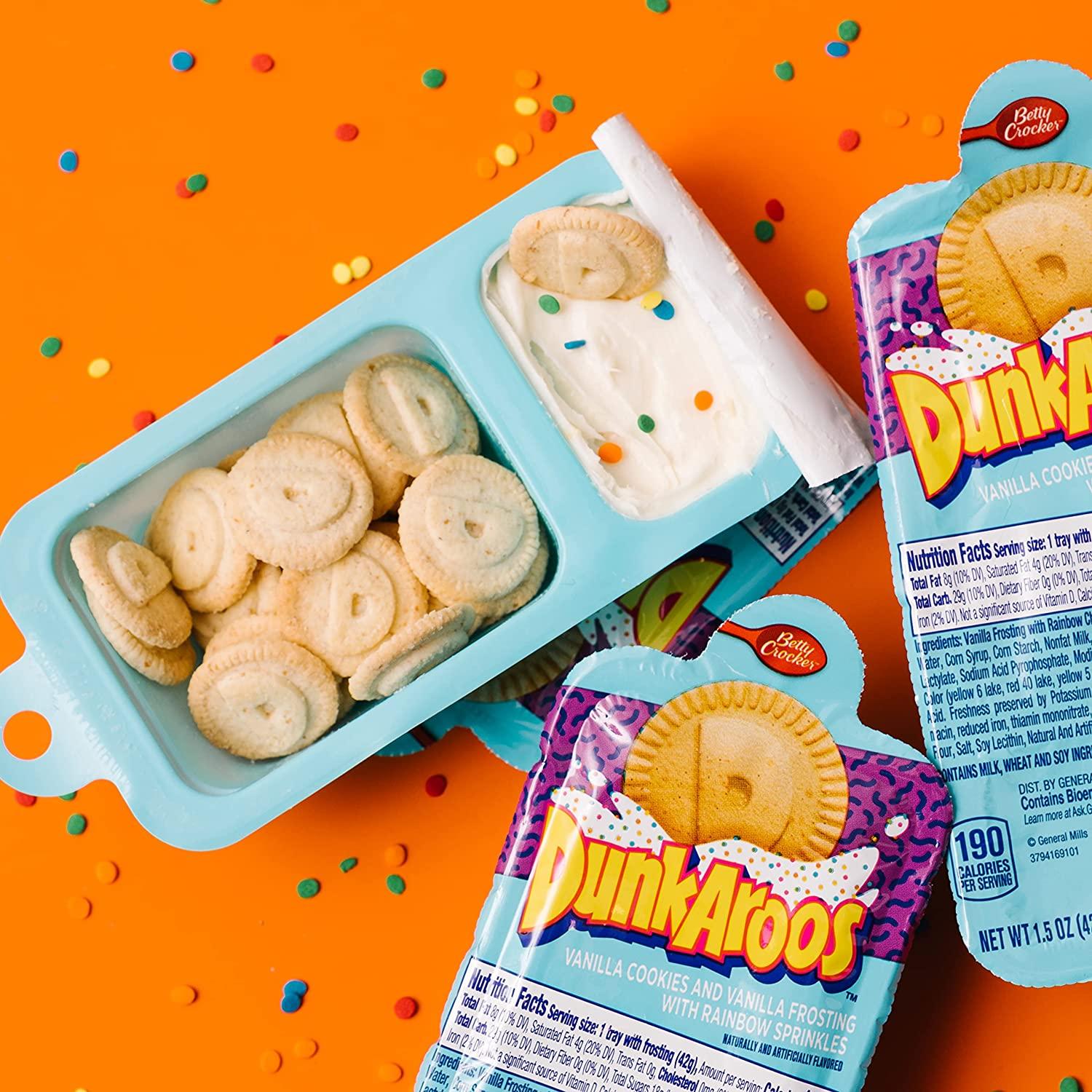 Dunkaroos Vanilla Cookies with Vanilla Frosting 6 ct, 9 oz Pack