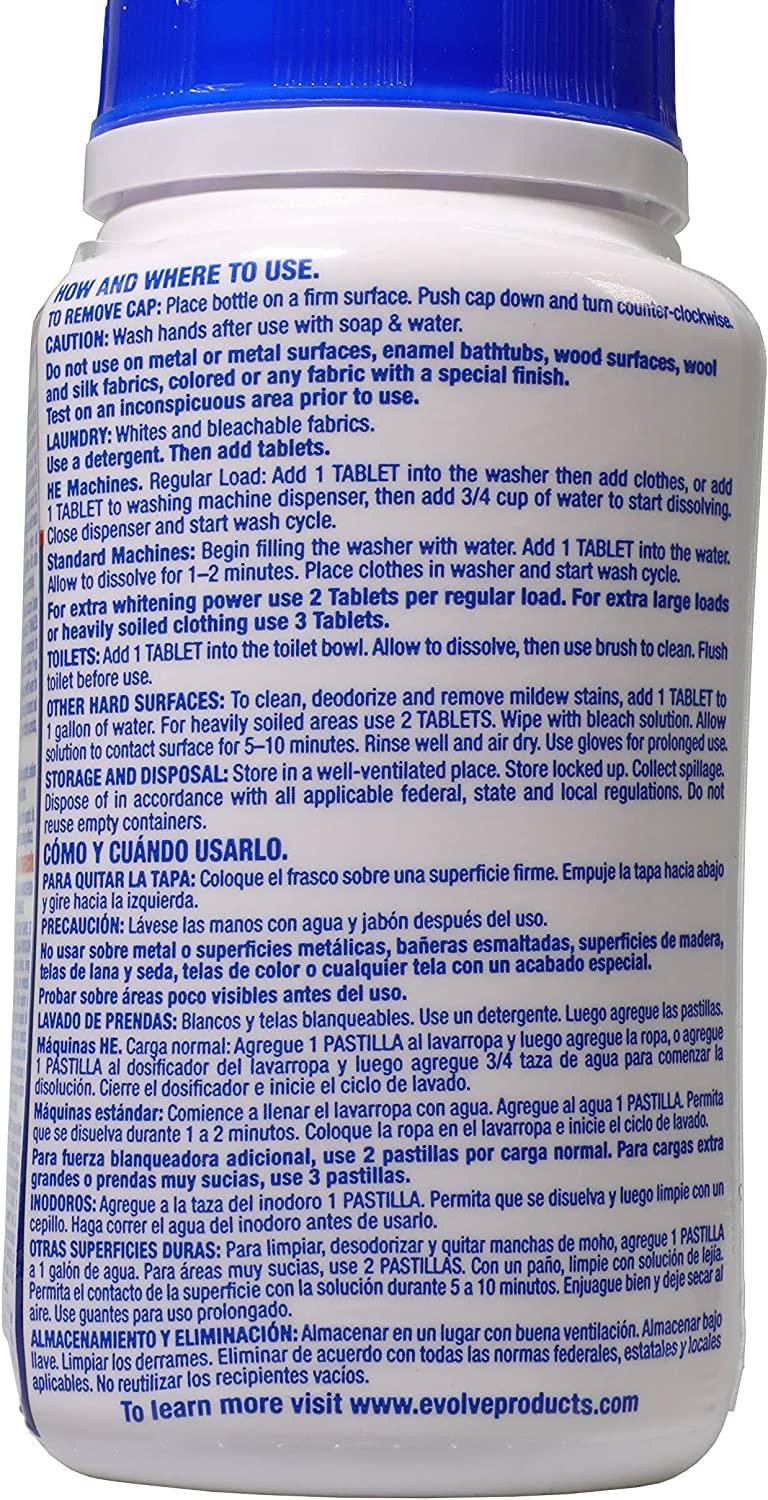Evolve Concentrated Bleach Tablets,1 32ct (Original Scent)