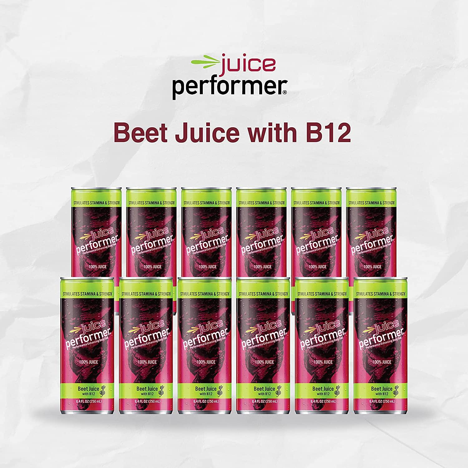 Juice Performer Beet Juice With Vitamin B12 Natural PreWorkout