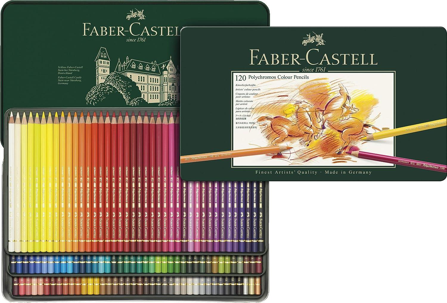 Faber-Castell Polychromos 120 Color Pencils - Premium