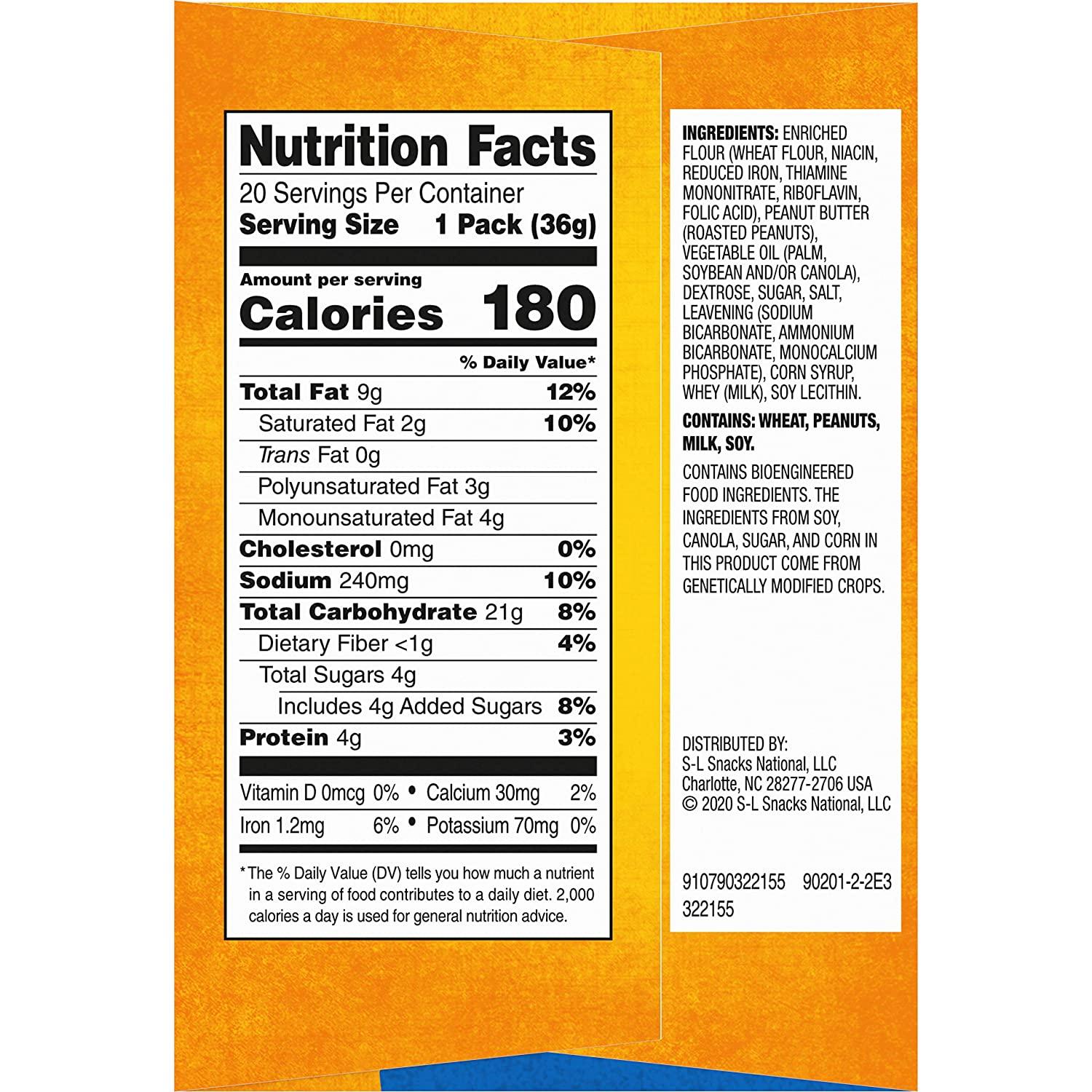 Lance Toasty and Toastchee Assorted Sandwich Crackers, 40 Count