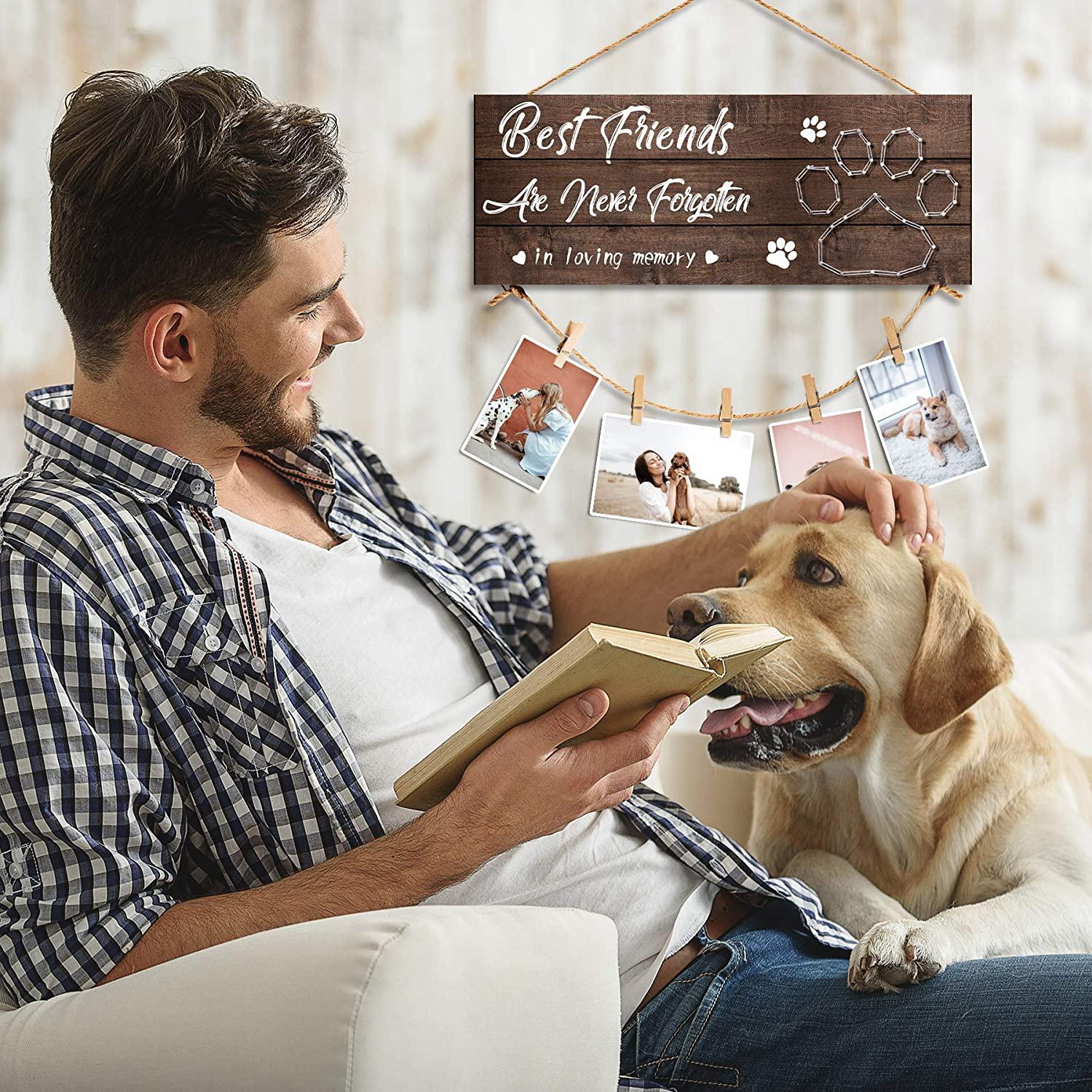 Pet Memorial Sympathy Frame for Loss of Dog and Cat Personalized