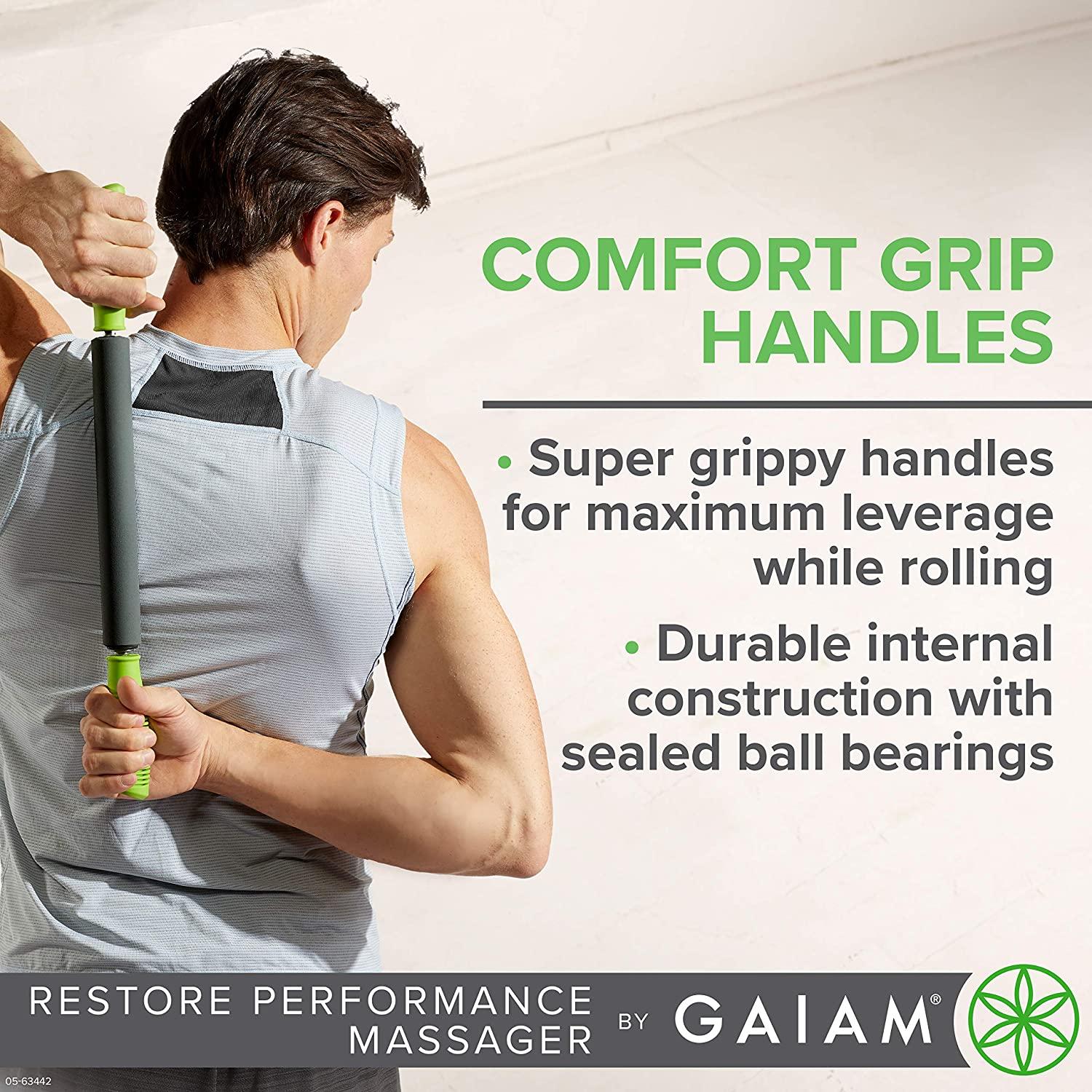 Gaiam Restore Massage Stick Roller (Dimensions 19" L) Foam Cushioned