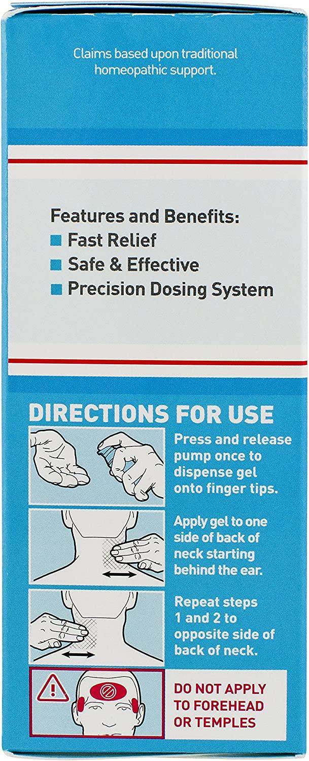Stopain Migraine Topical Pain Relieving Gel 1.62 fl. oz Safe and Effective Migraine Relief 1.62