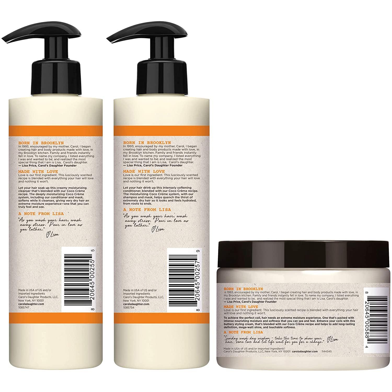 Curly Hair Products Gift Set by Carol's Daughter, Coco Creme Sulfate