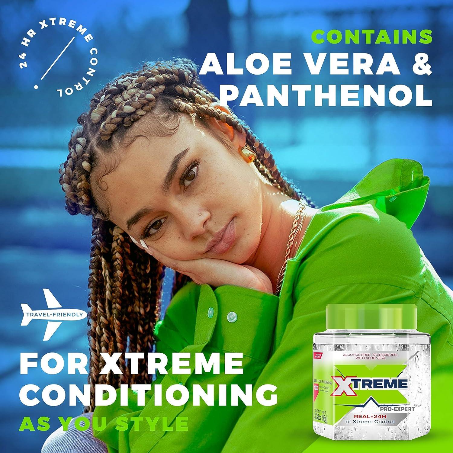 Xtreme Pro-Expert Clear Styling Hair Gel - Alcohol-Free 24-Hour Control  with Aloe Vera Travel Size 3.39 oz (Pack of 24) - International Shipping  Available | Buy Now with Express International Delivery | GoSupps.com